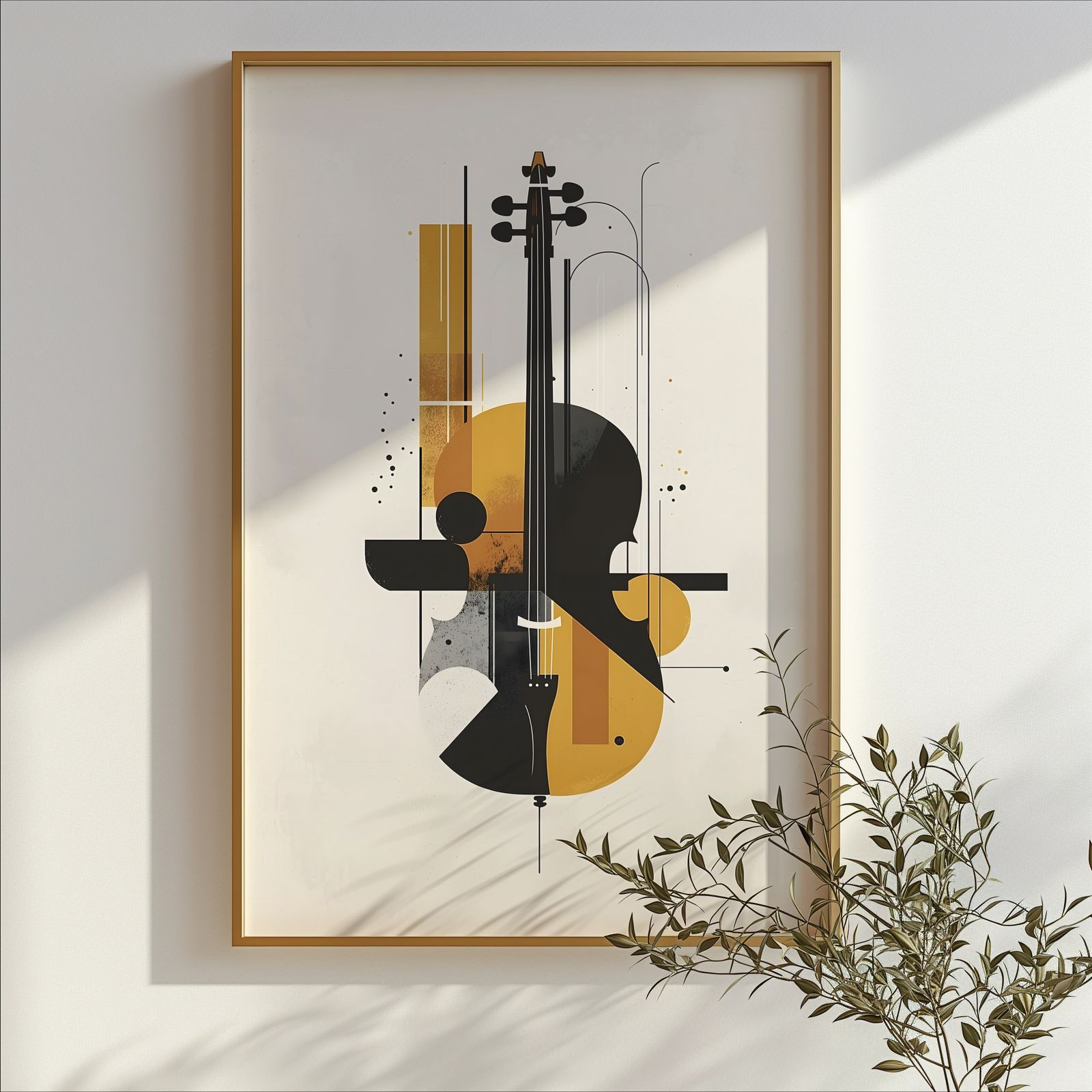 Ensemble: Cello shown in a room — branch mockup