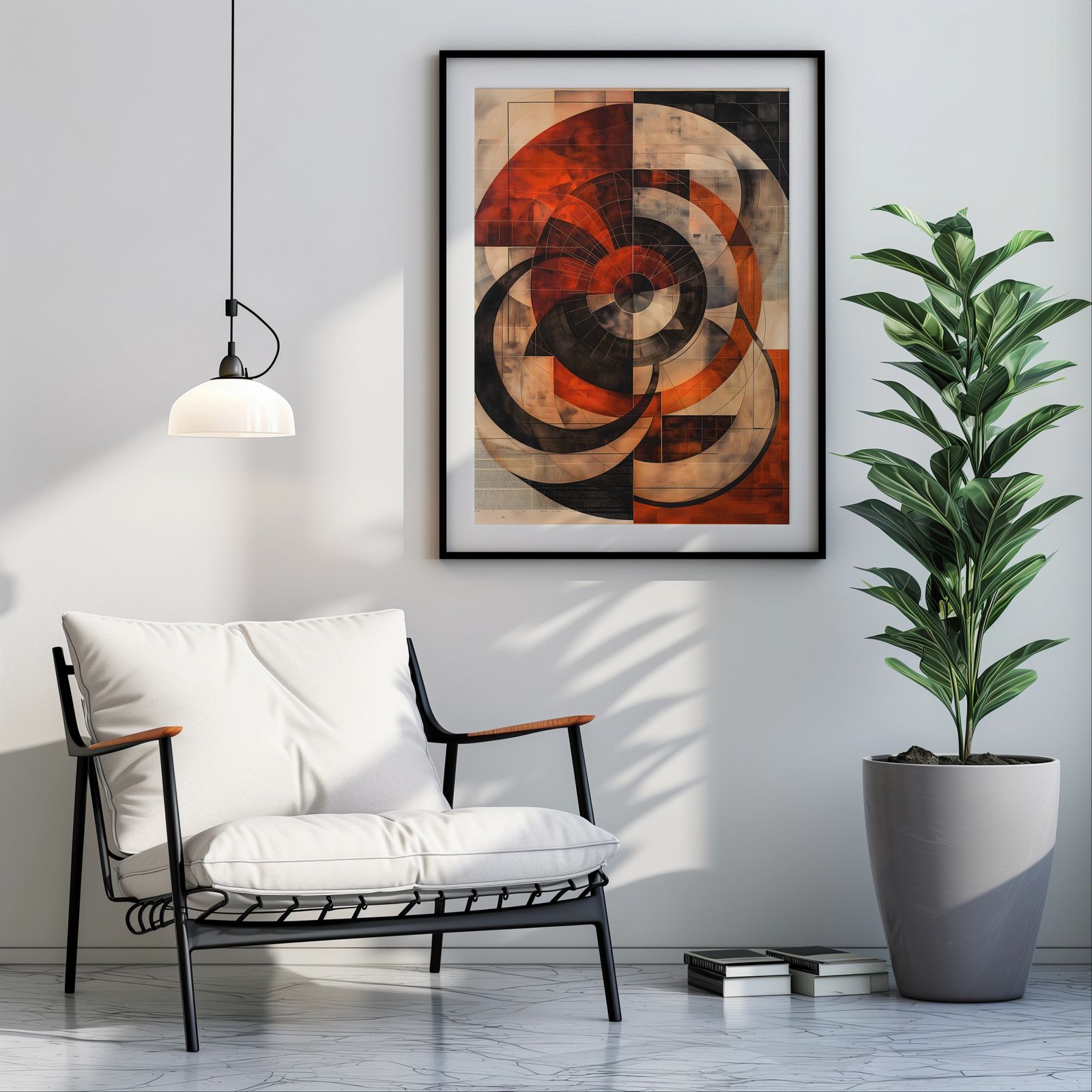Rotogravure shown in a room — room mockup