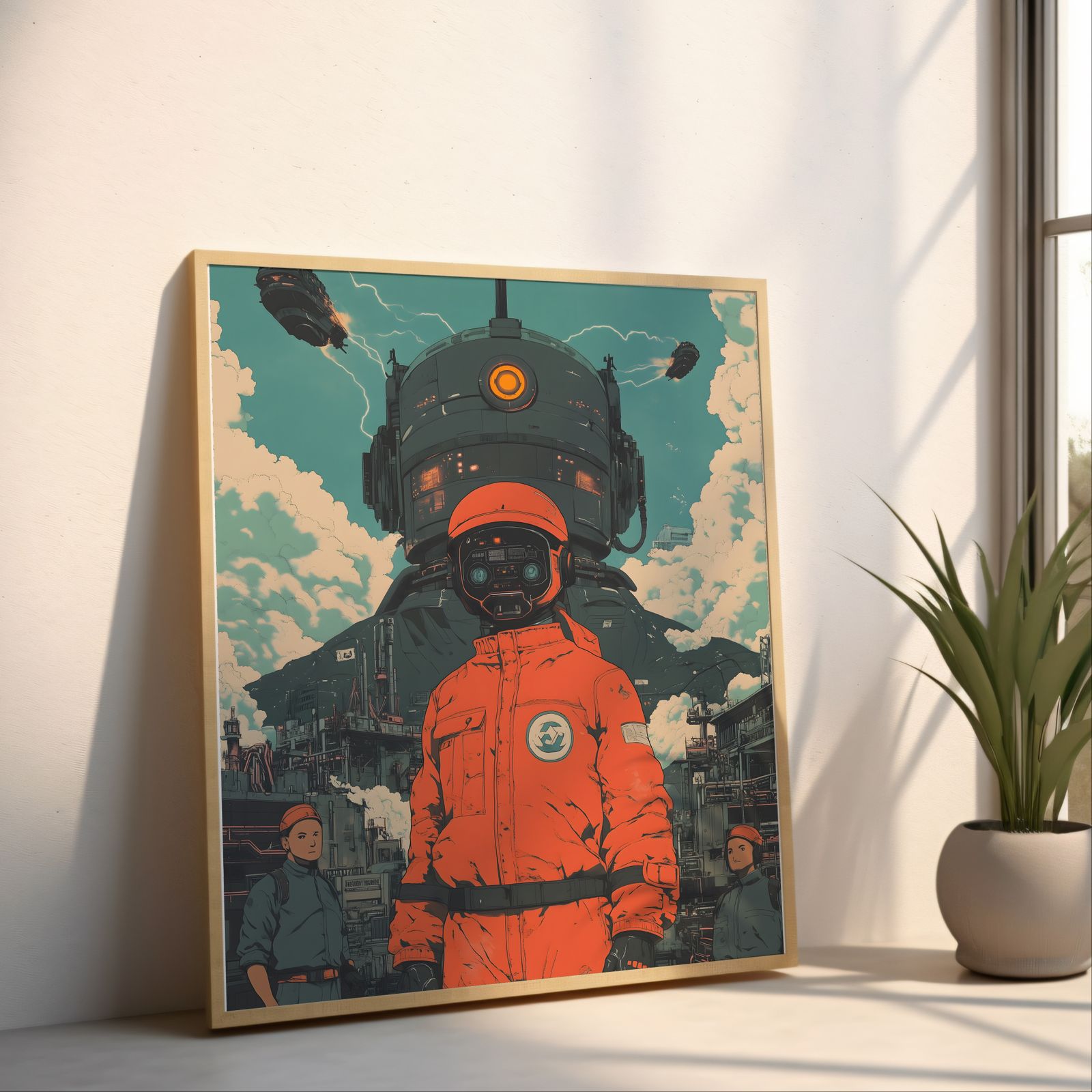 Augmentations shown in a room — angled mockup
