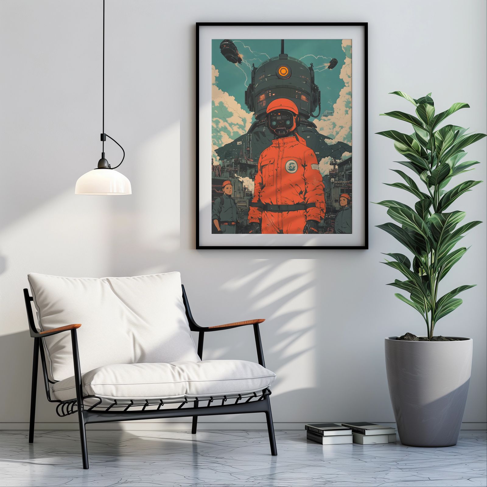 Augmentations shown in a room — room mockup