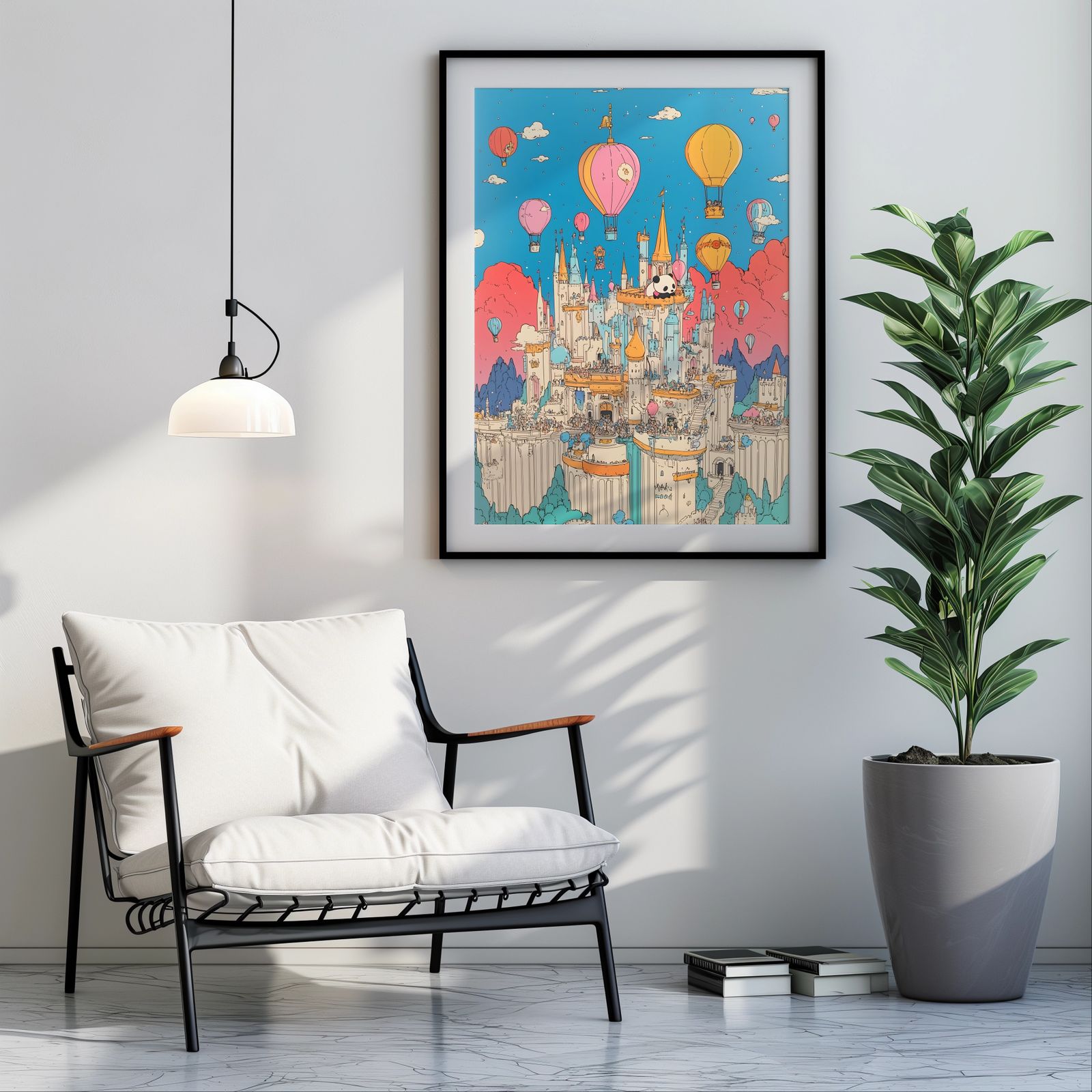 Balloon Dreamland shown in a room — room mockup