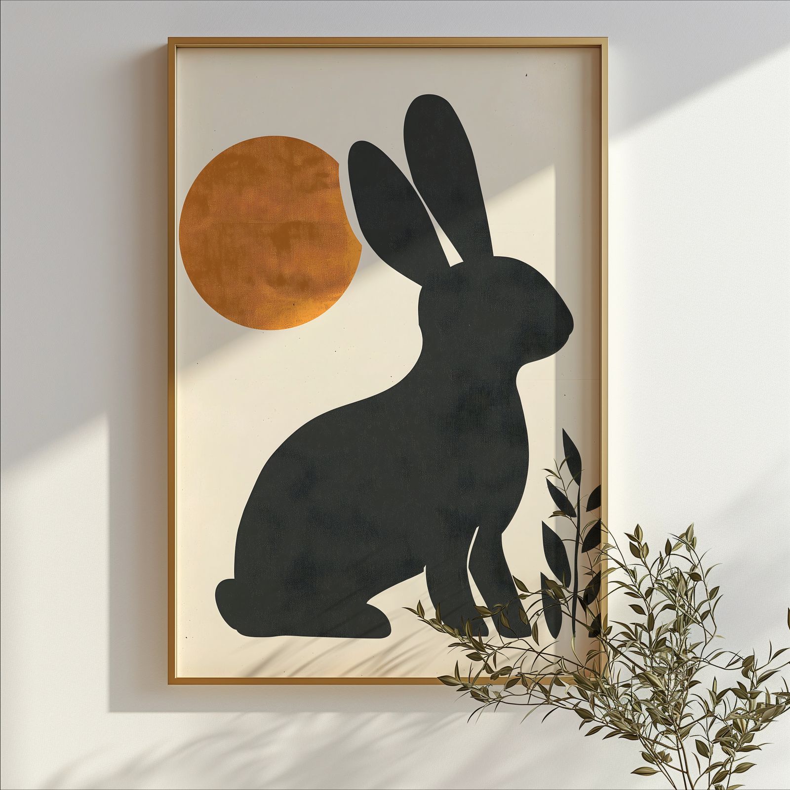 Bauhaus Bunny shown in a room — branch mockup