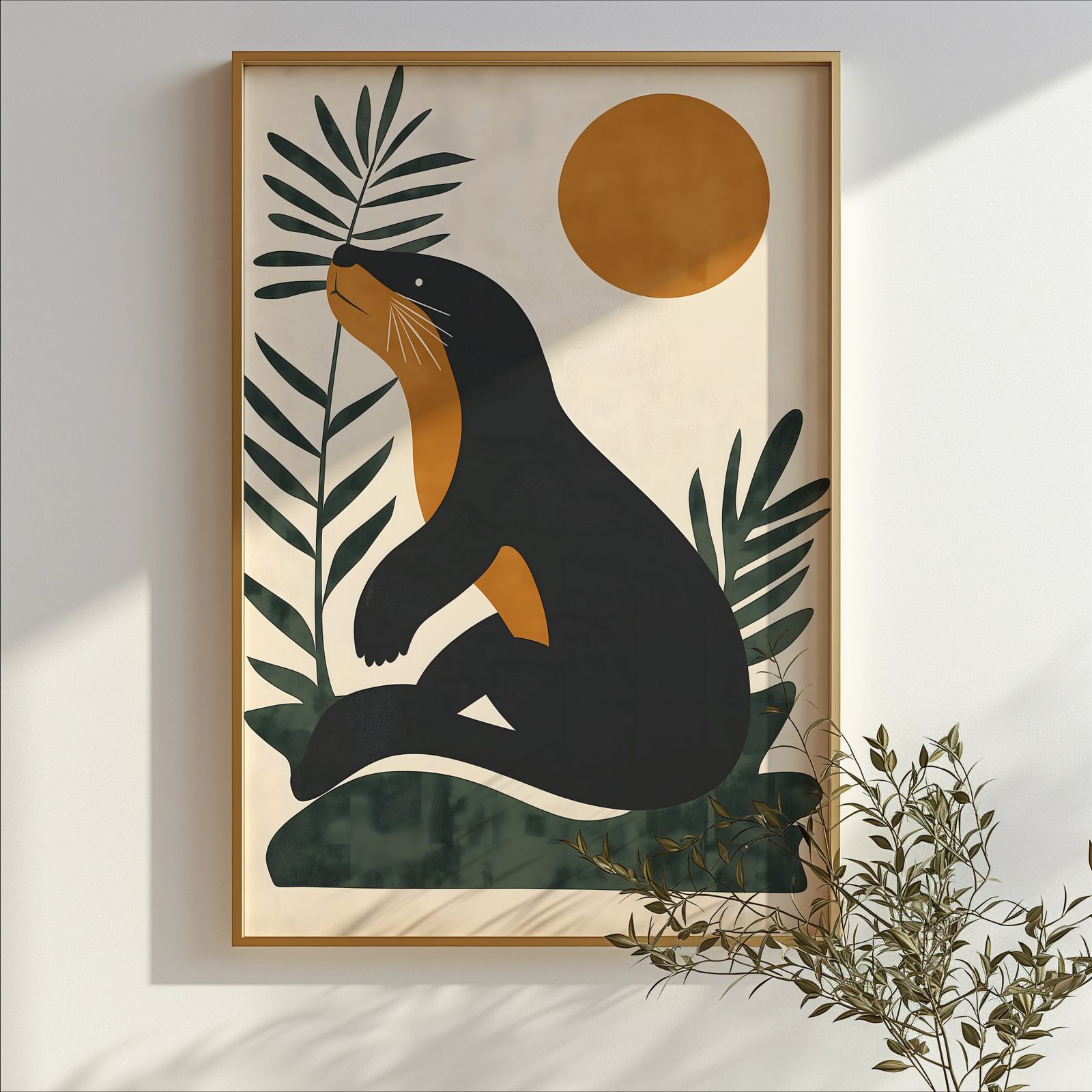 Bauhaus Otter shown in a room — branch mockup