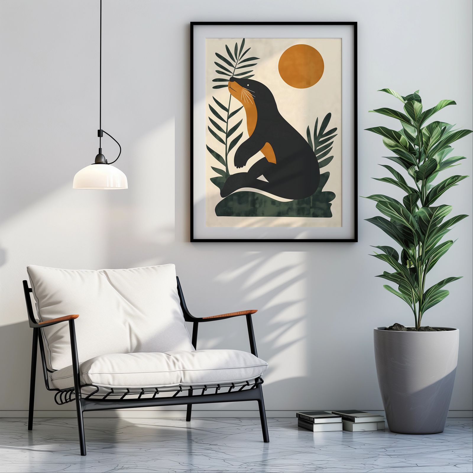 Bauhaus Otter shown in a room — room mockup