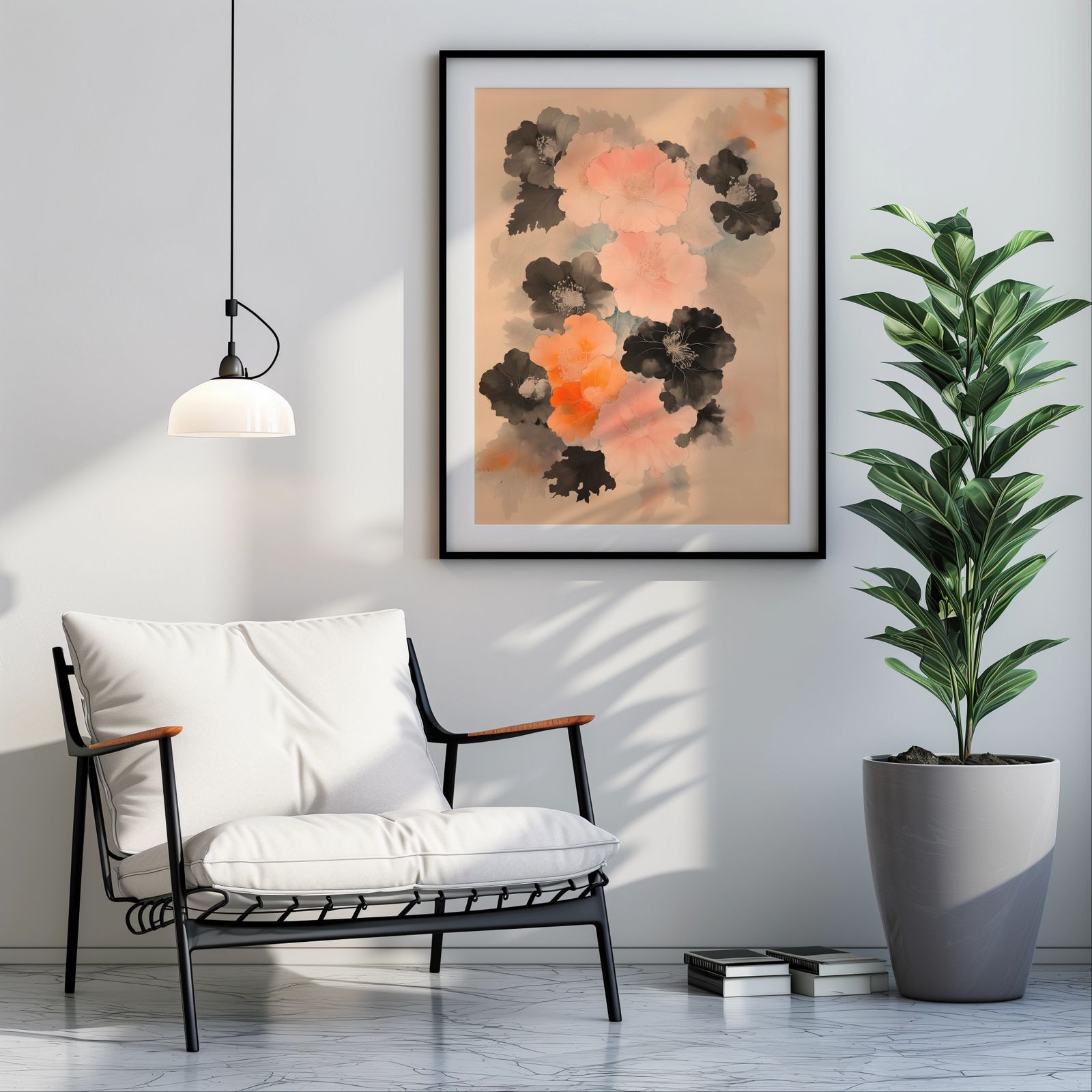 Blossoms in Bloom shown in a room — room mockup