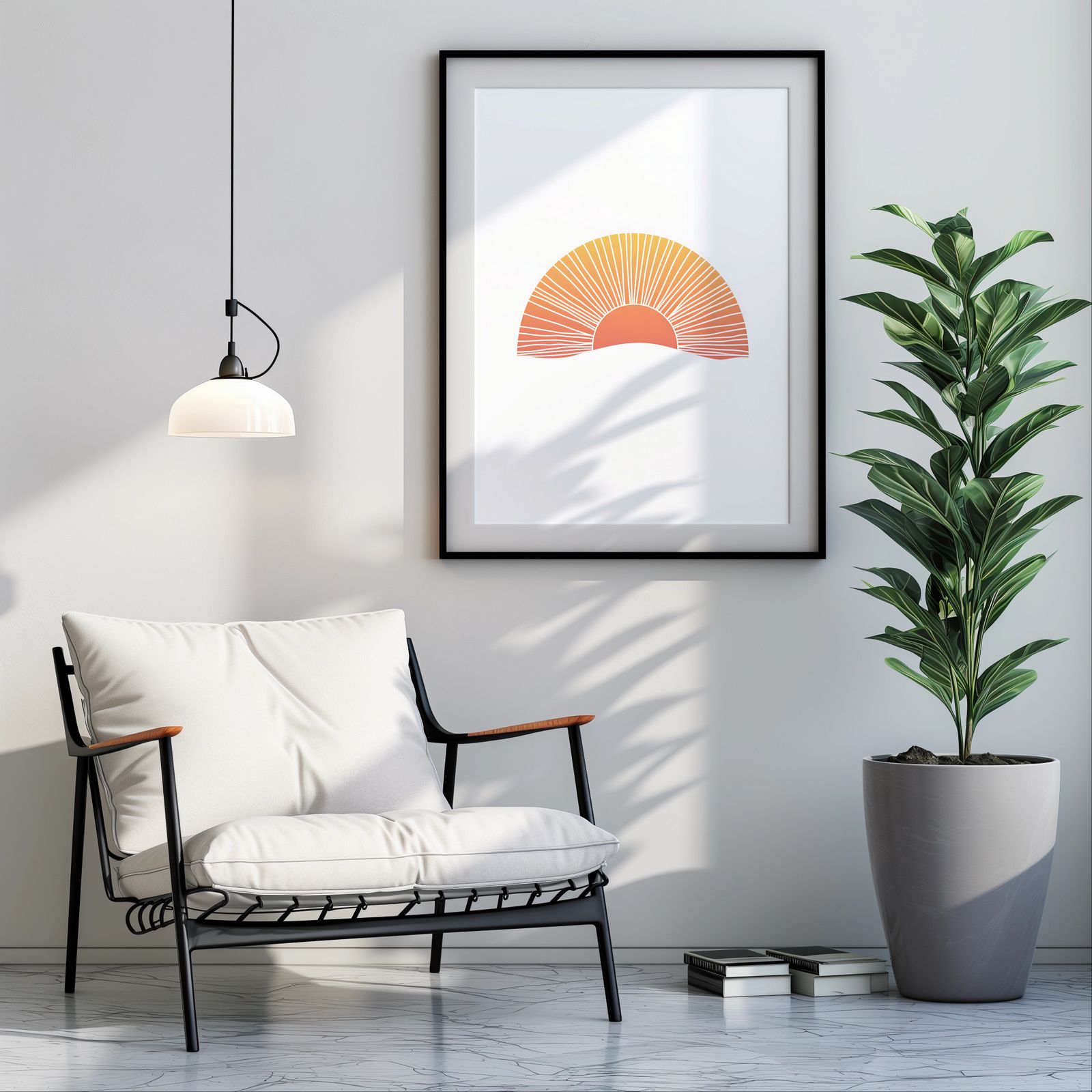 Boho Sunrise shown in a room — room mockup
