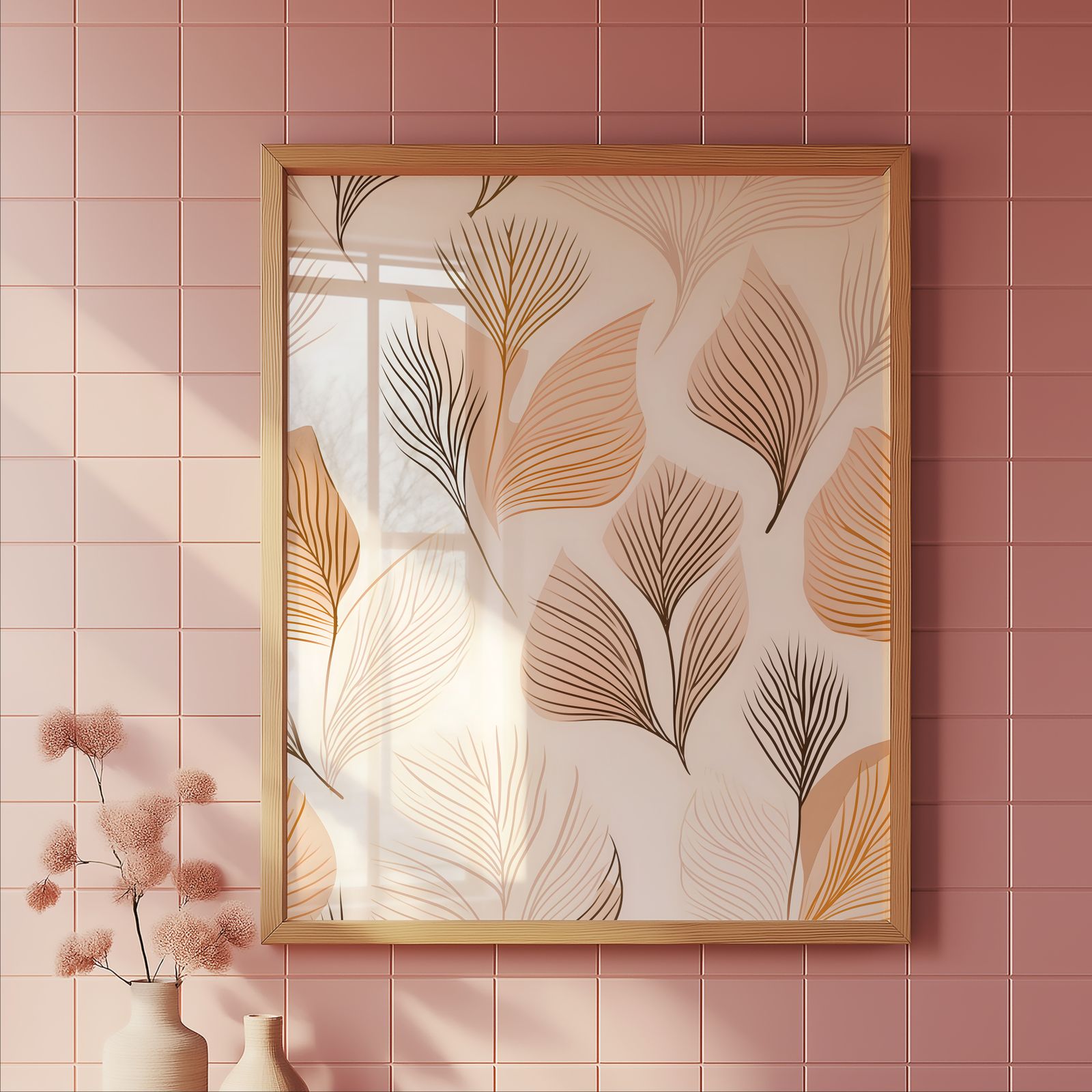 Botanical Breeze shown in a room — tile mockup