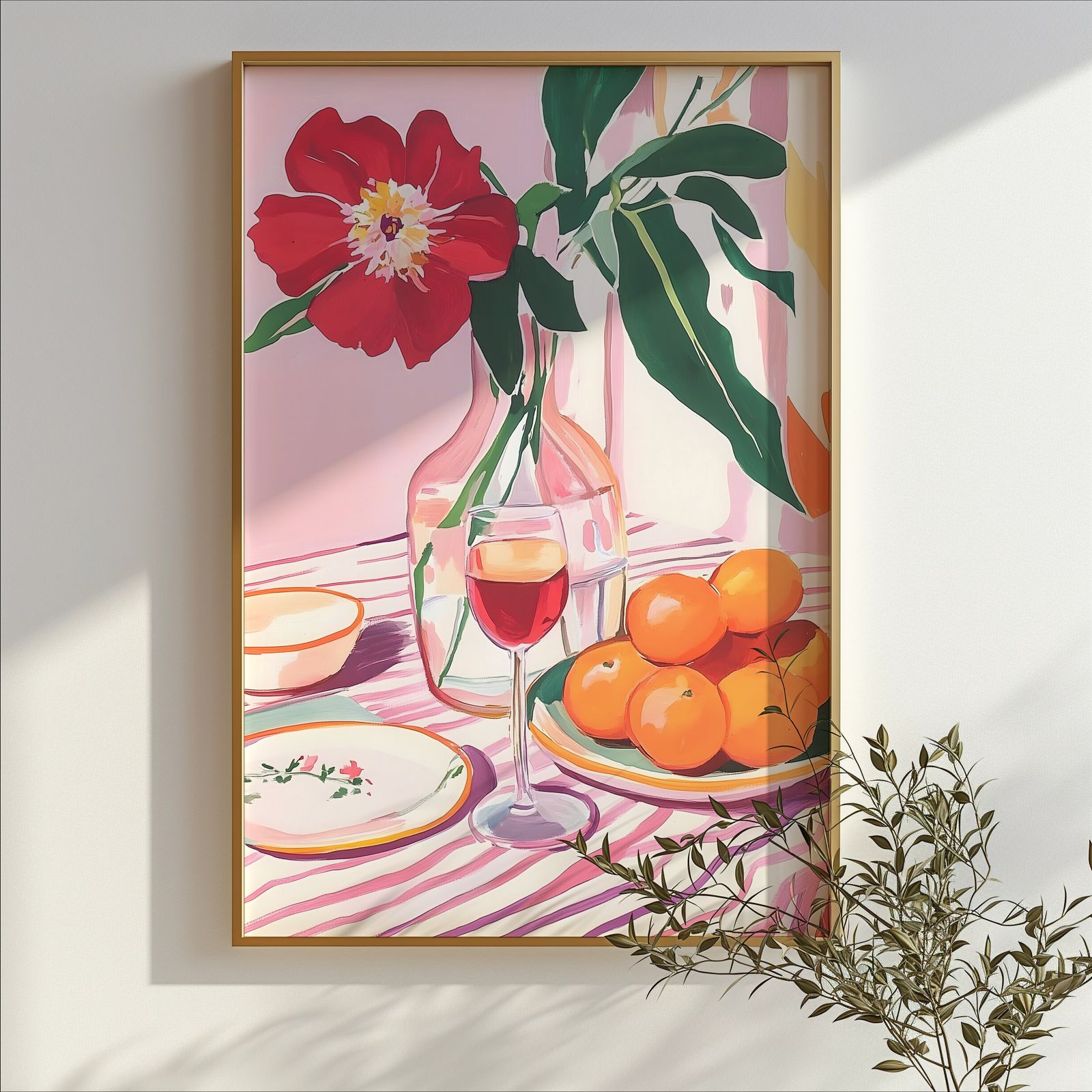 Brunch Time shown in a room — branch mockup