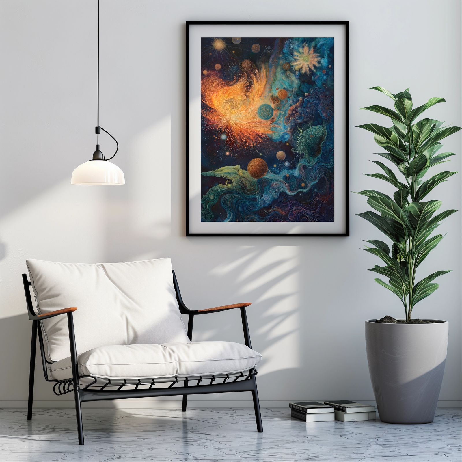 Celestial Symphony shown in a room — room mockup