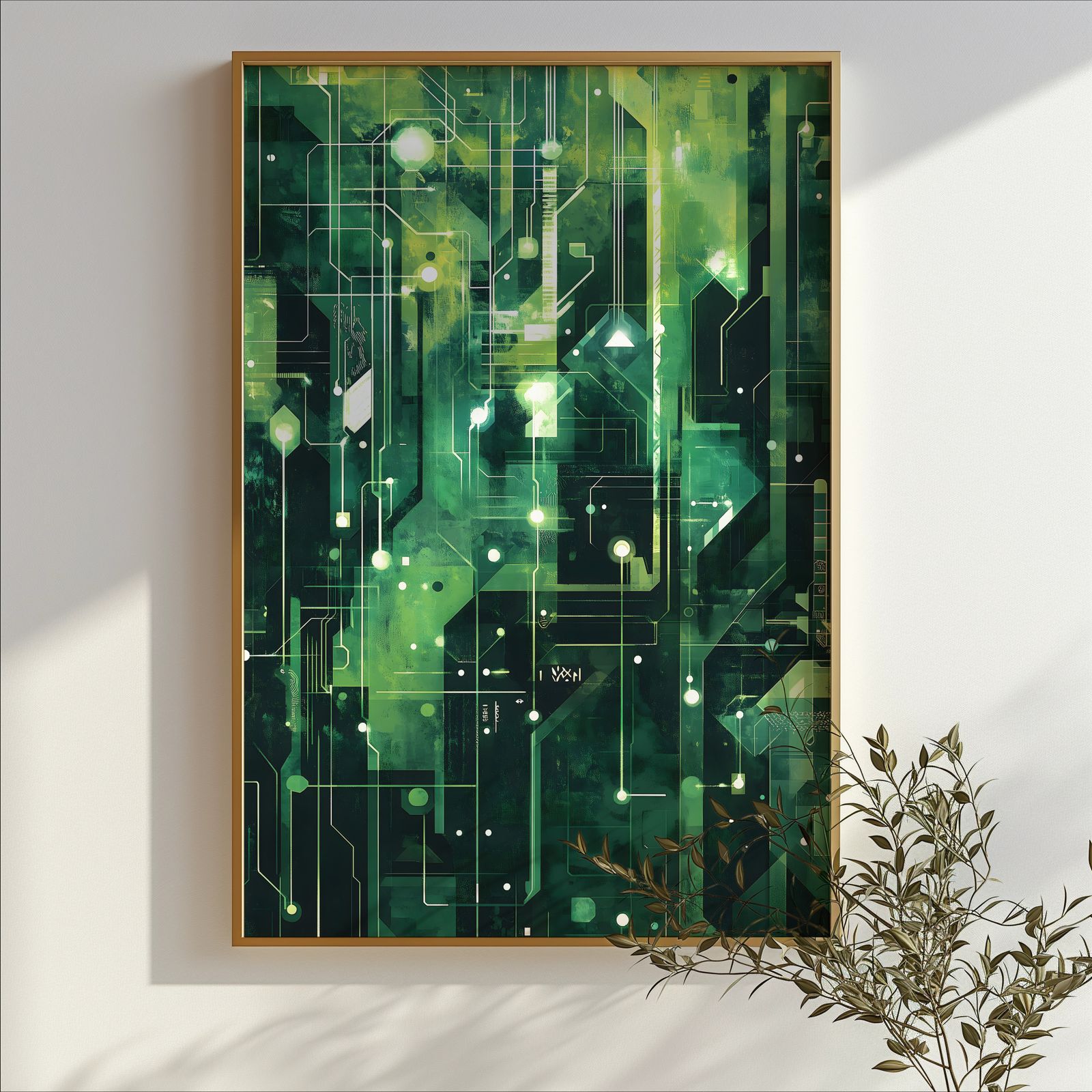 Circuits in Jade shown in a room — branch mockup