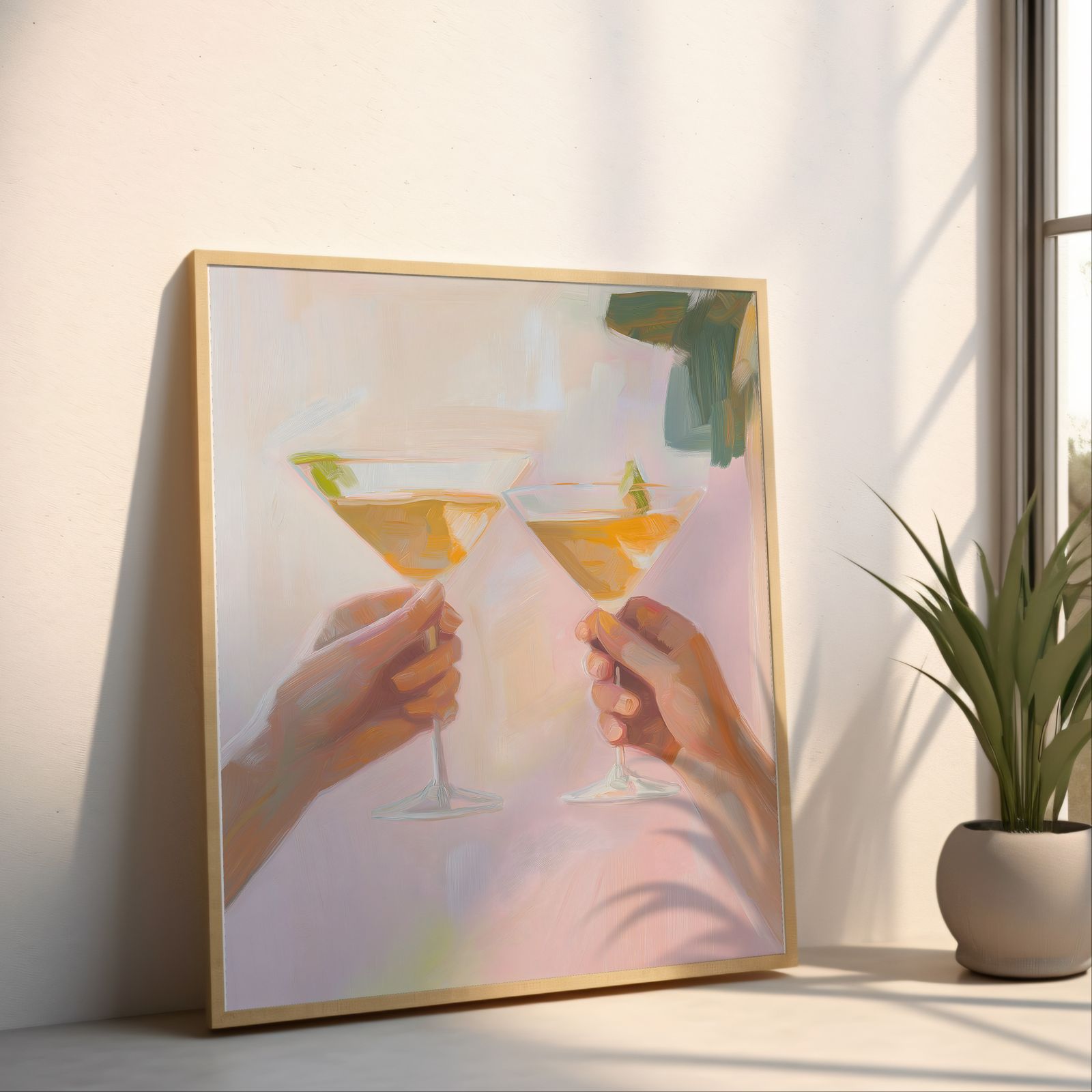 Clink shown in a room — angled mockup