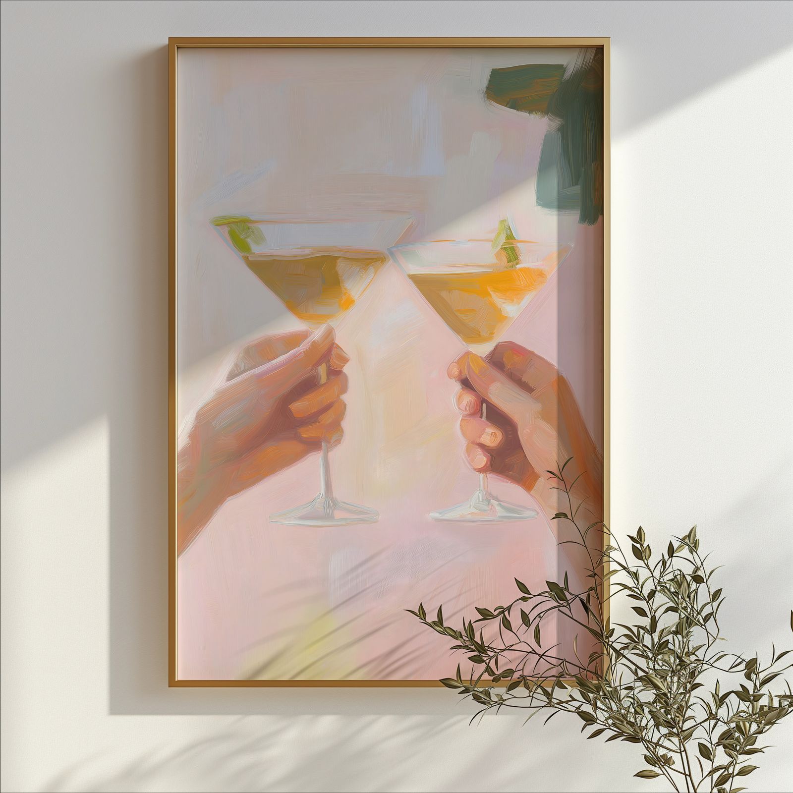 Clink shown in a room — branch mockup