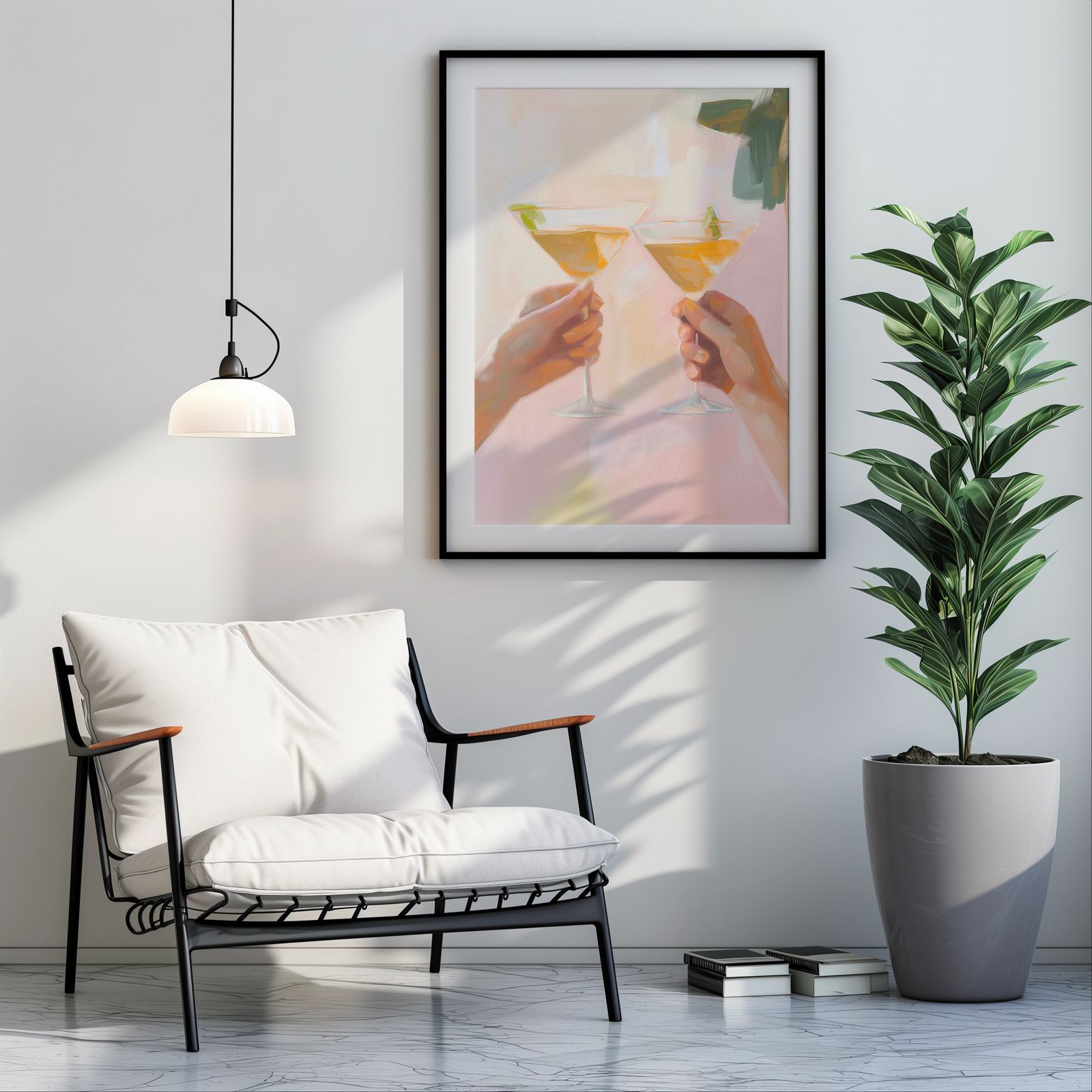 Clink shown in a room — room mockup