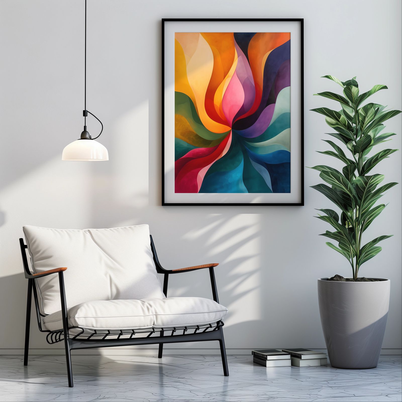 Colorful Expansion shown in a room — room mockup