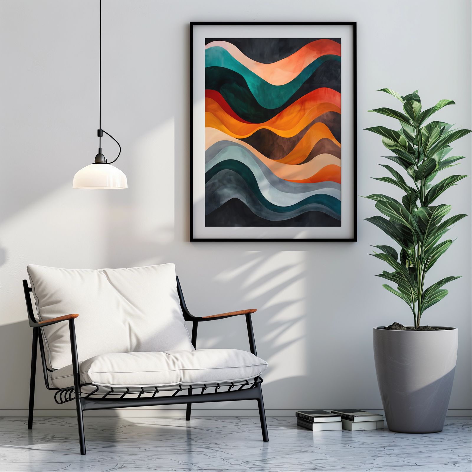 Colors in Motion shown in a room — room mockup