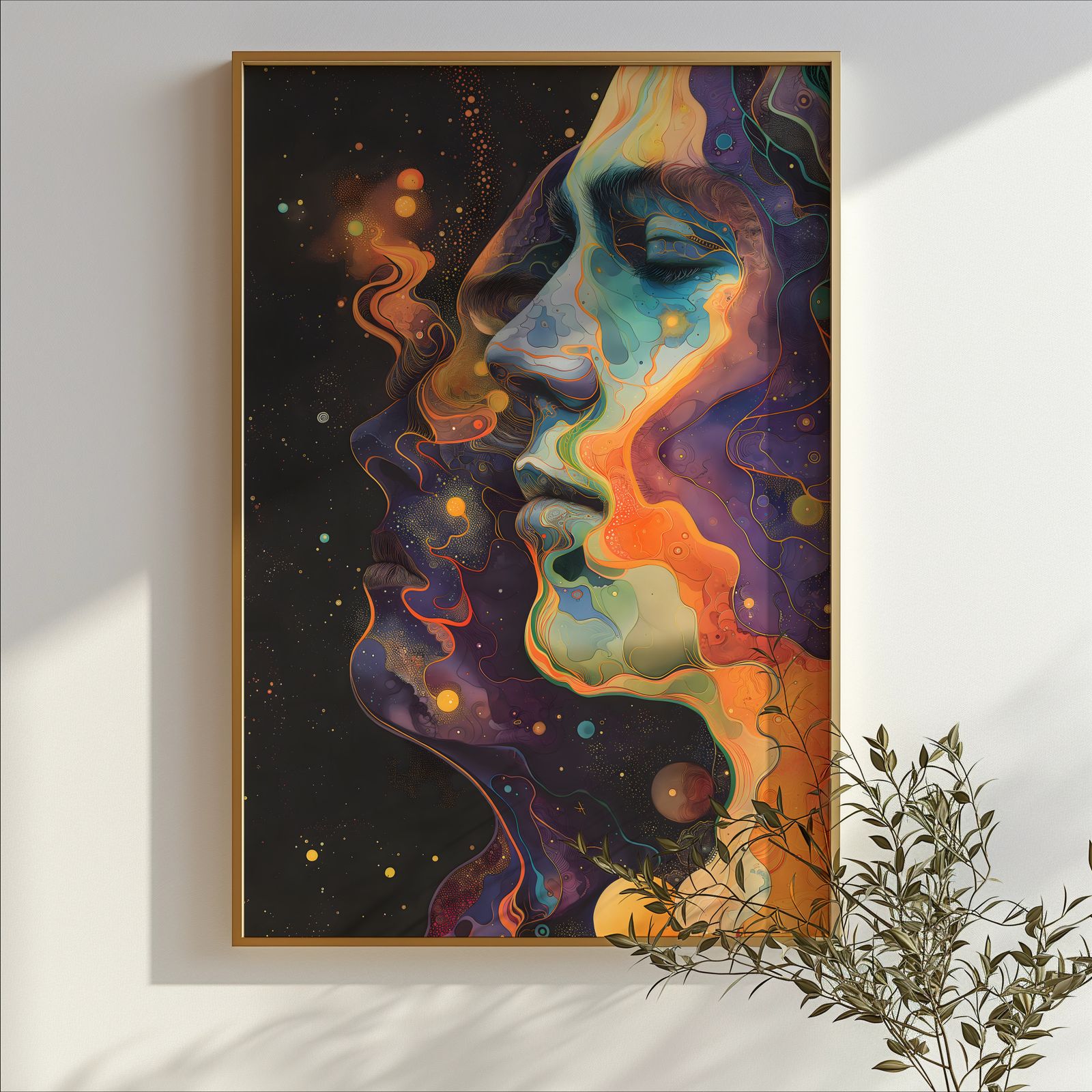 Astral Encounter shown in a room — branch mockup