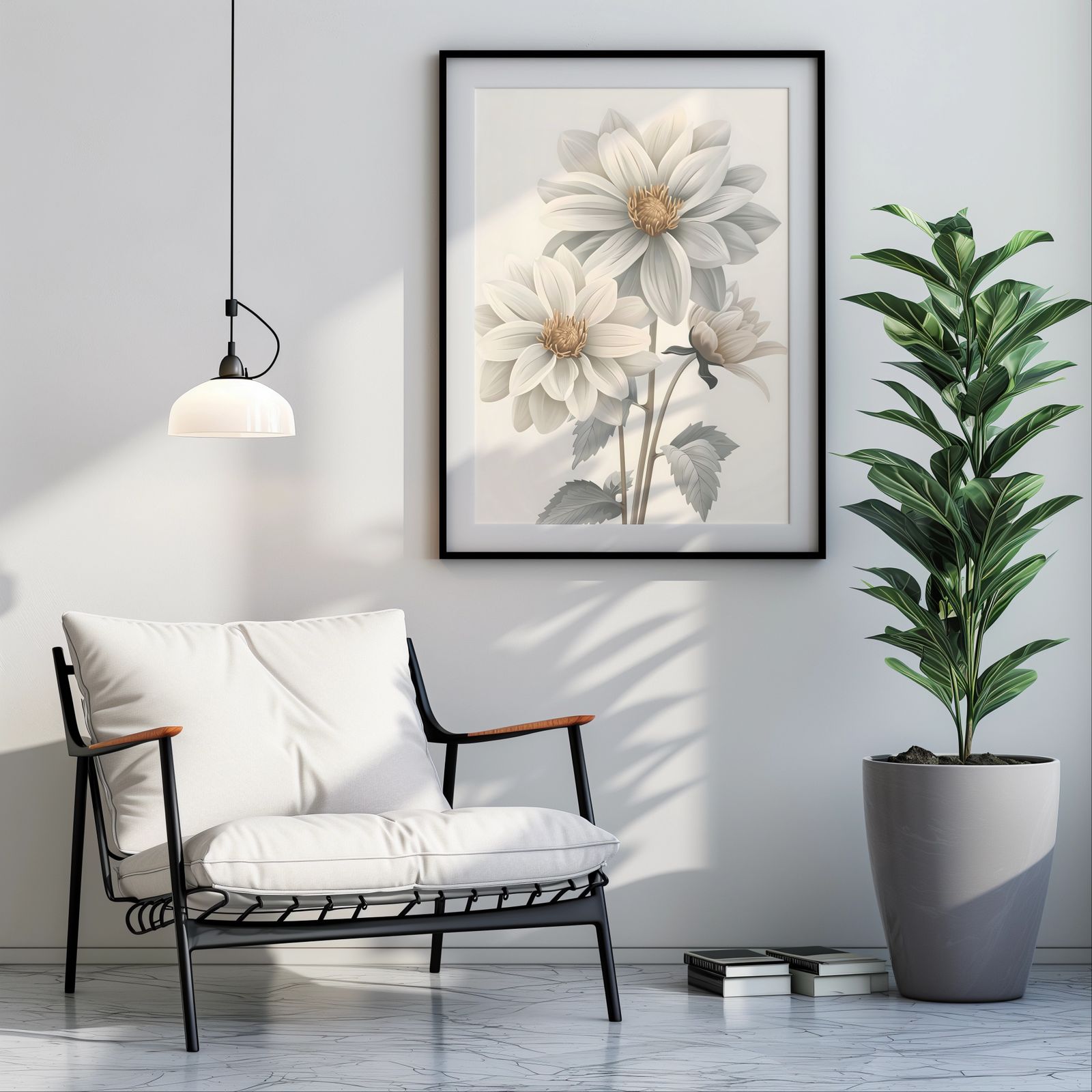 Dahlia Grey shown in a room — room mockup