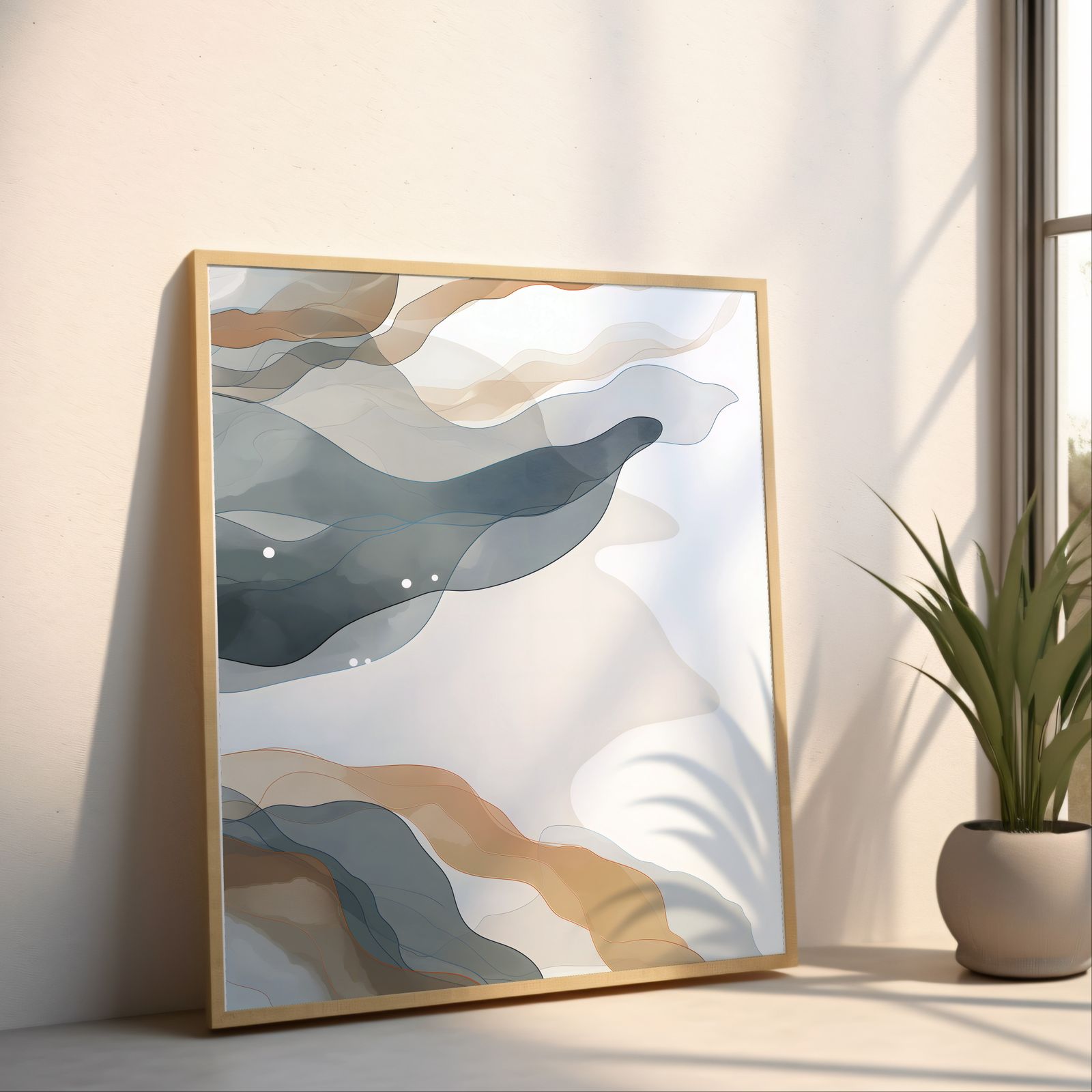 Echoes of Plants shown in a room — angled mockup