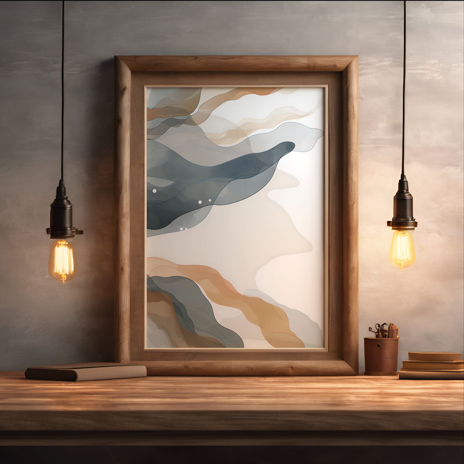 Echoes of Plants shown in a room — desk mockup
