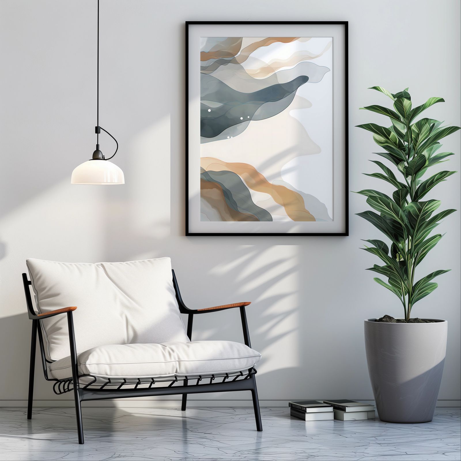 Echoes of Plants shown in a room — room mockup