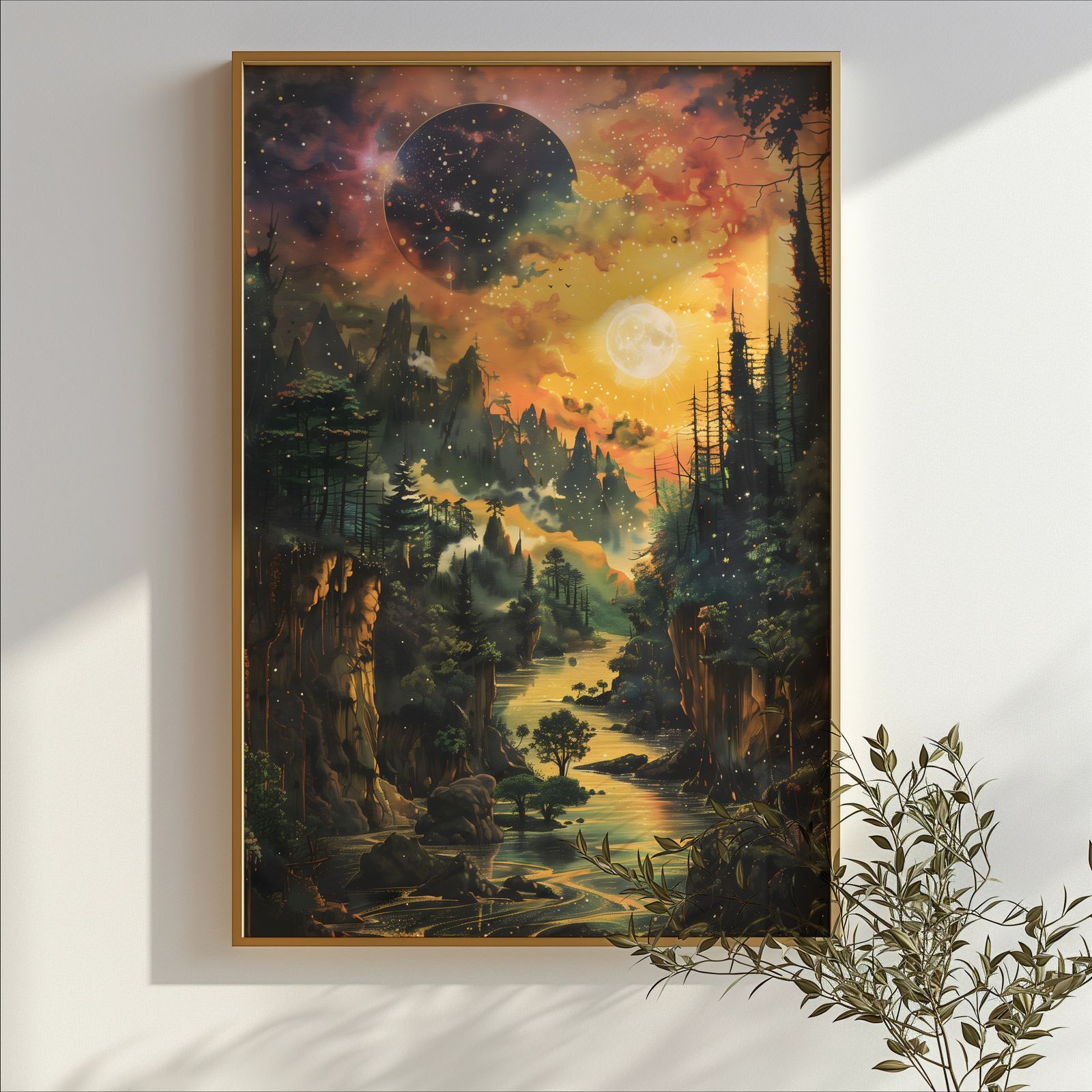 Dreamscape shown in a room — branch mockup