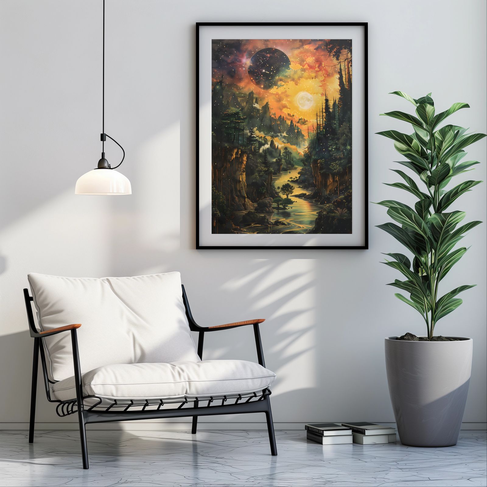 Dreamscape shown in a room — room mockup