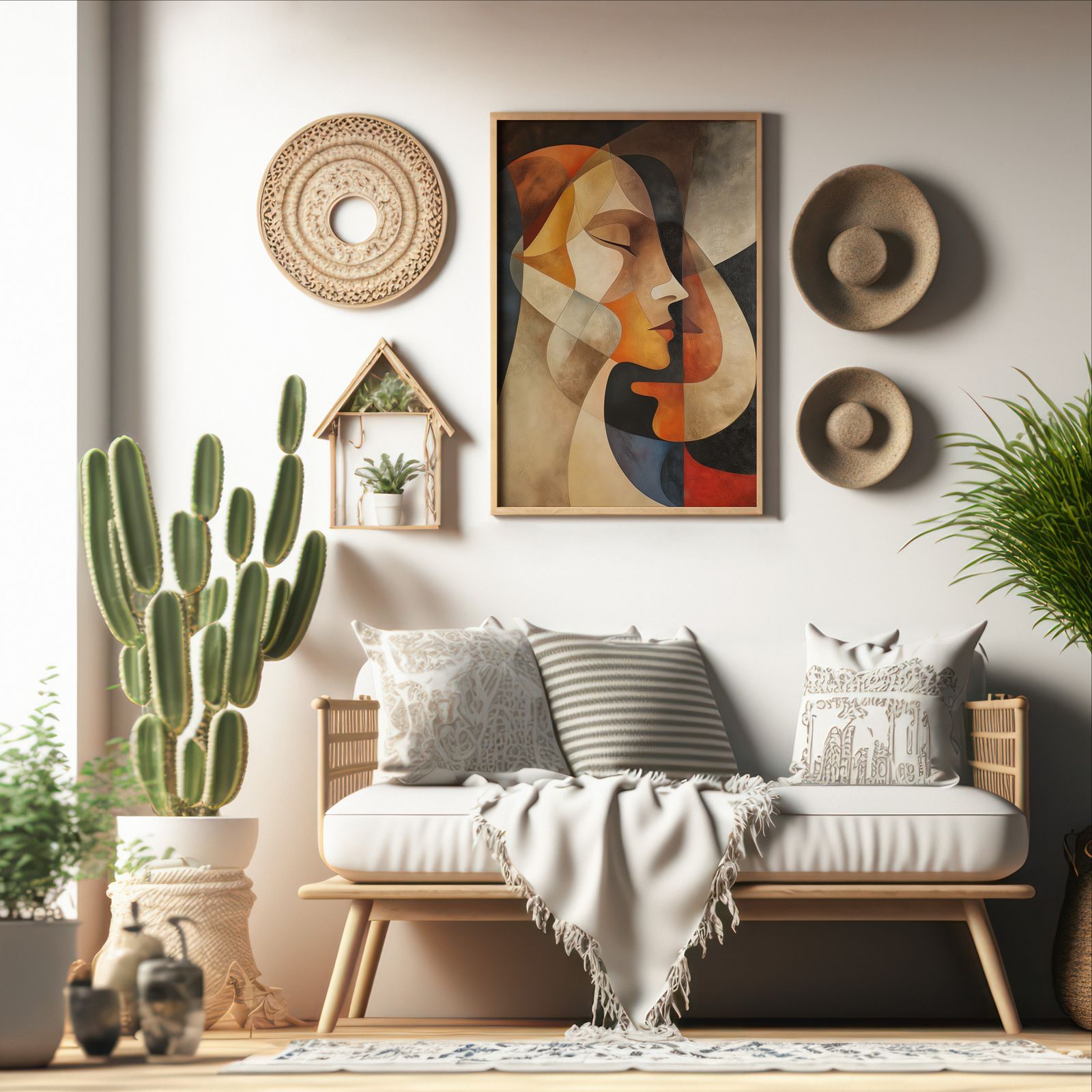Form at Rest shown in a room — boho mockup