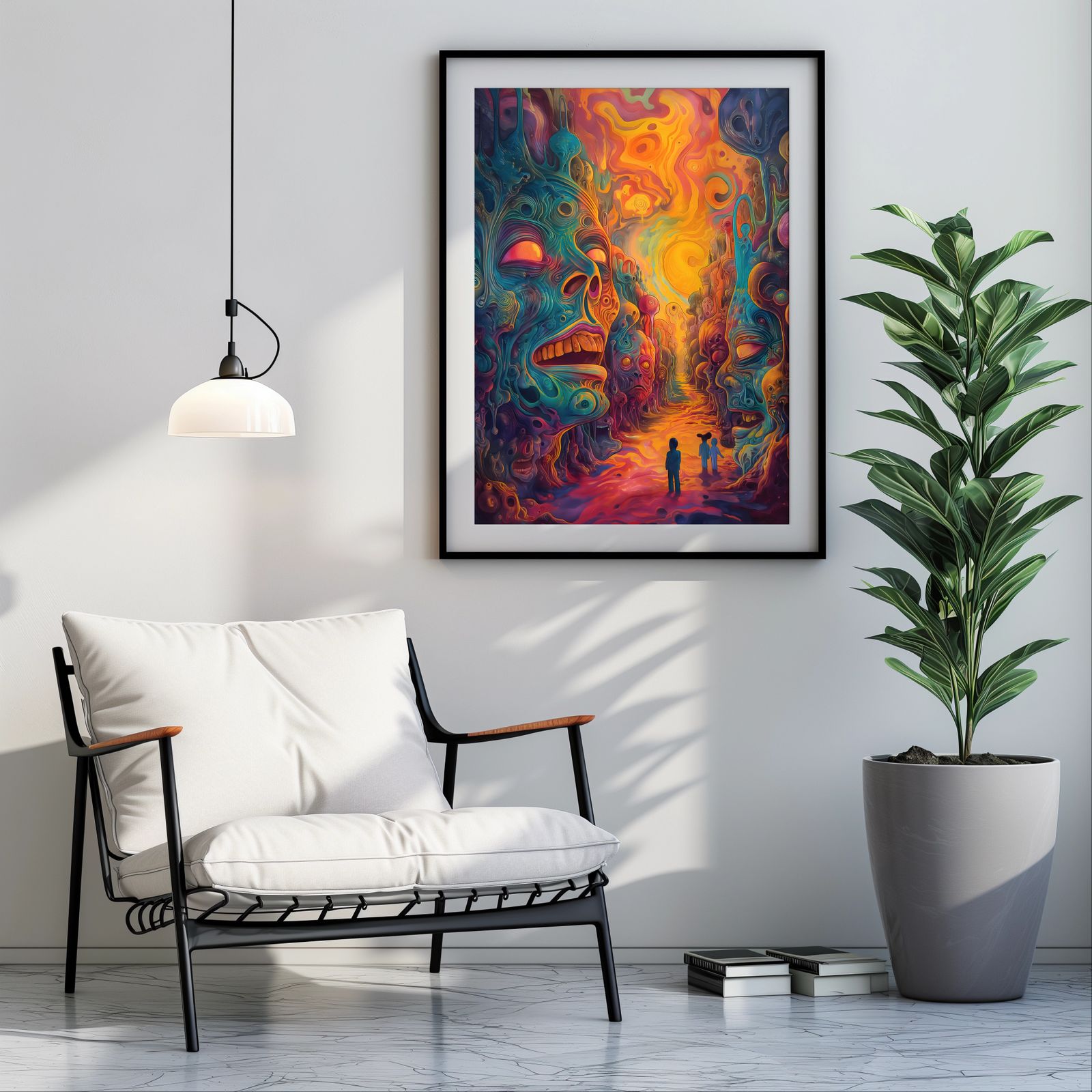 Giants Among Men shown in a room — room mockup