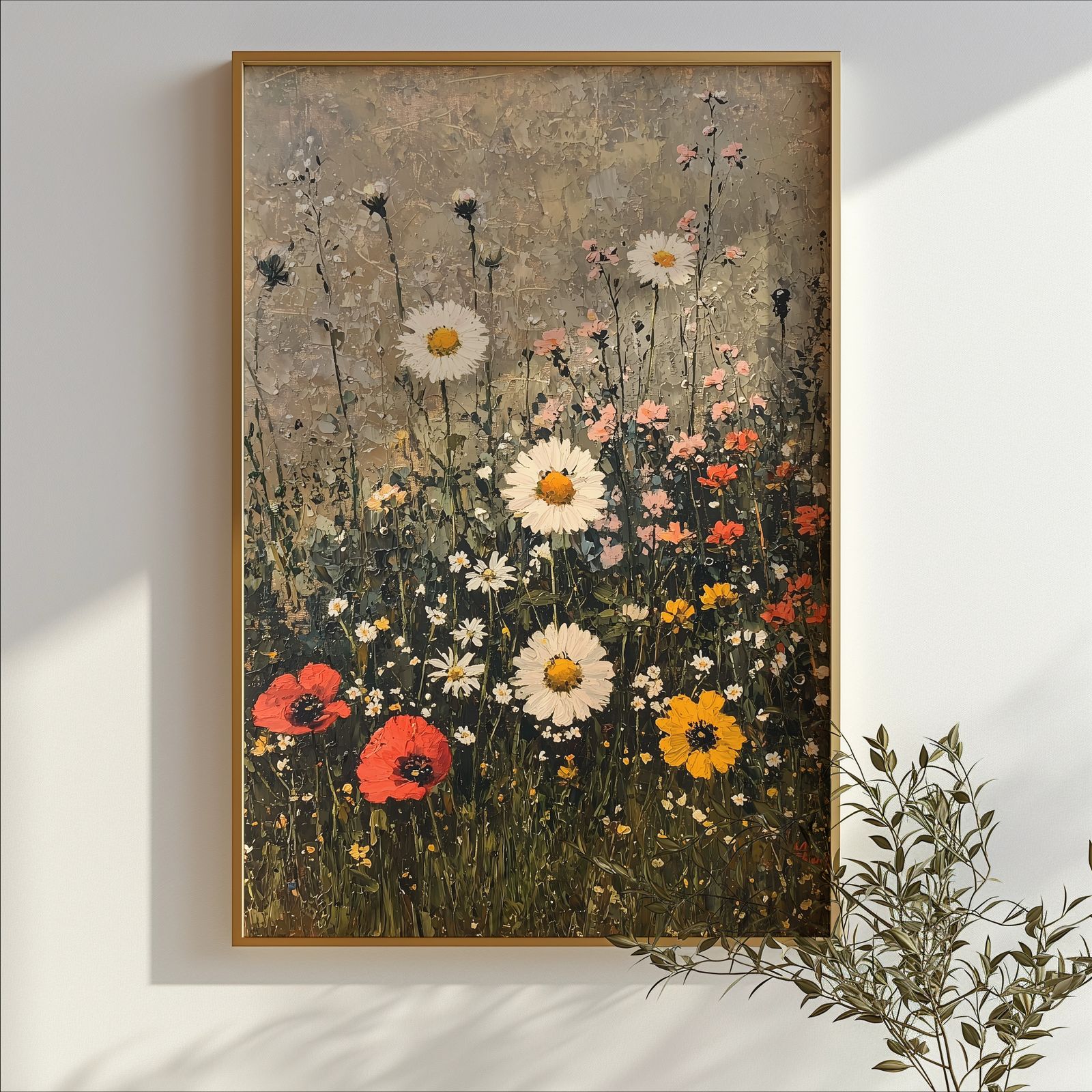 Impressionist Garden shown in a room — branch mockup