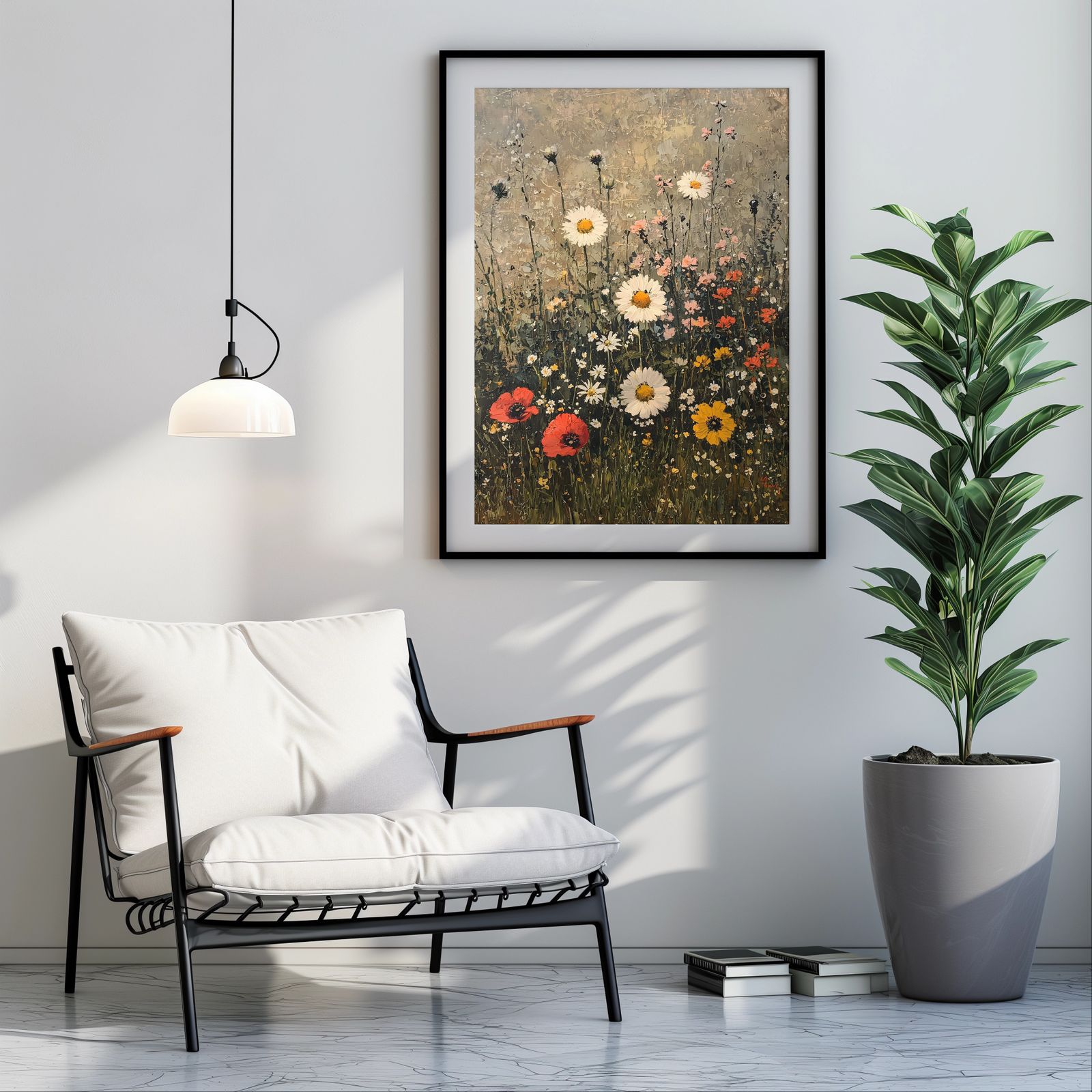 Impressionist Garden shown in a room — room mockup