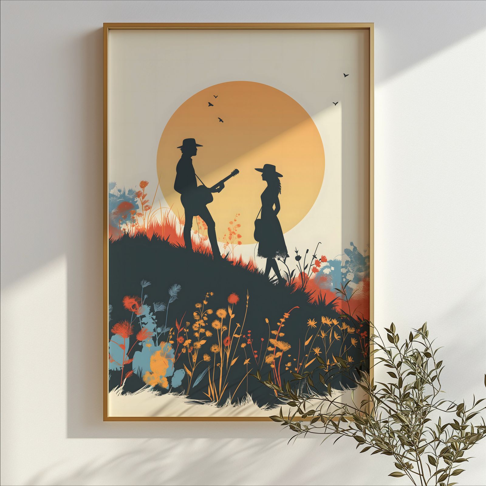Jack and Jill on Primrose Hill shown in a room — branch mockup