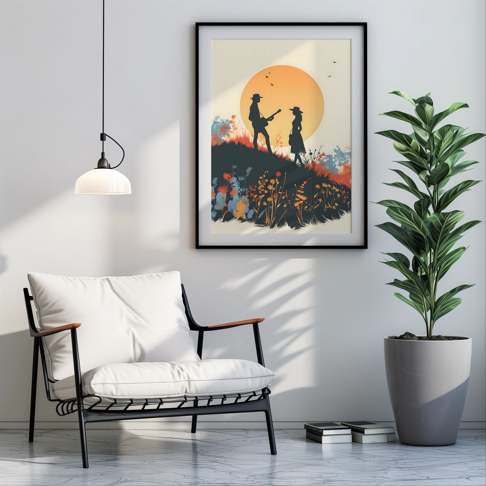 Jack and Jill on Primrose Hill shown in a room — room mockup