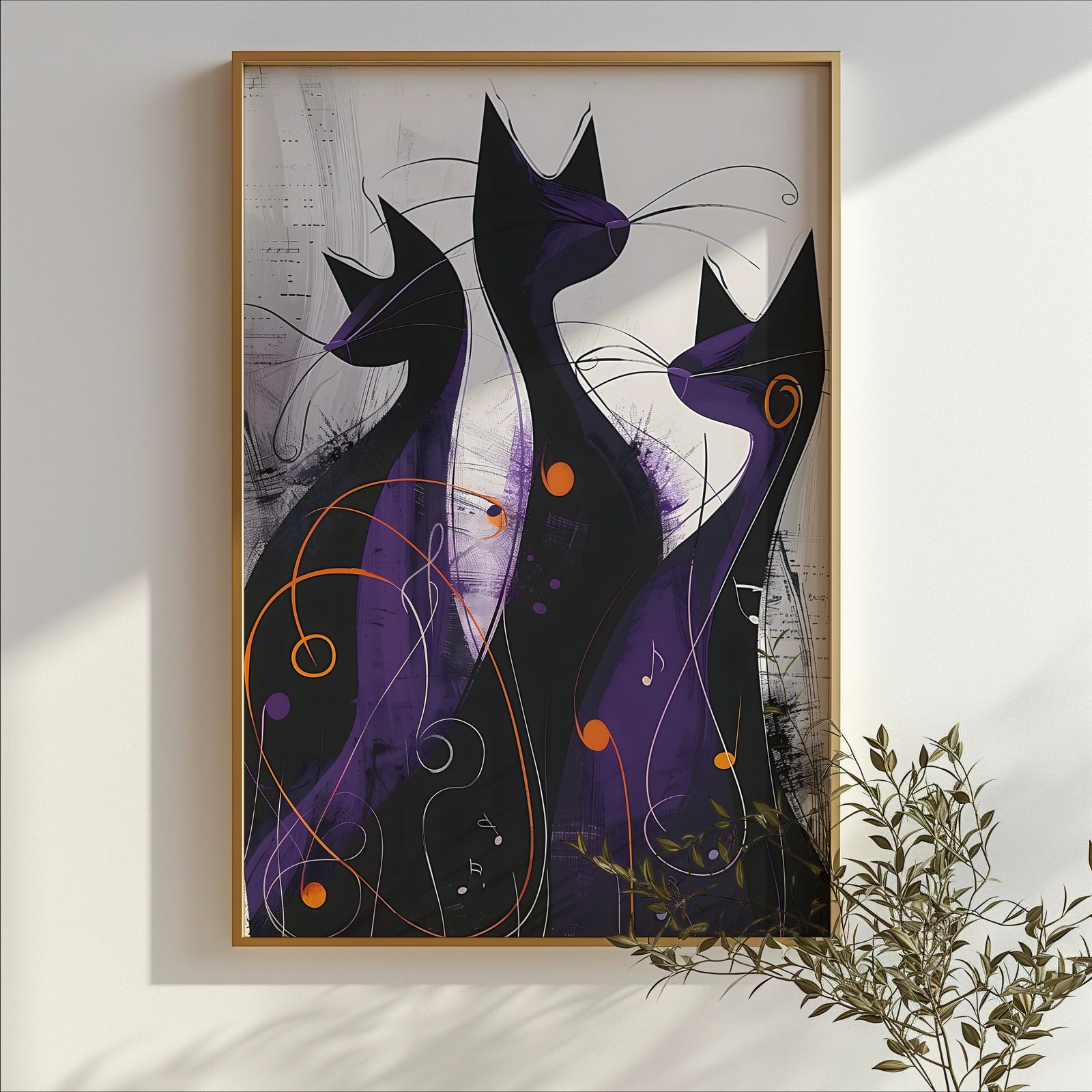 Jazz Cat Triple shown in a room — branch mockup