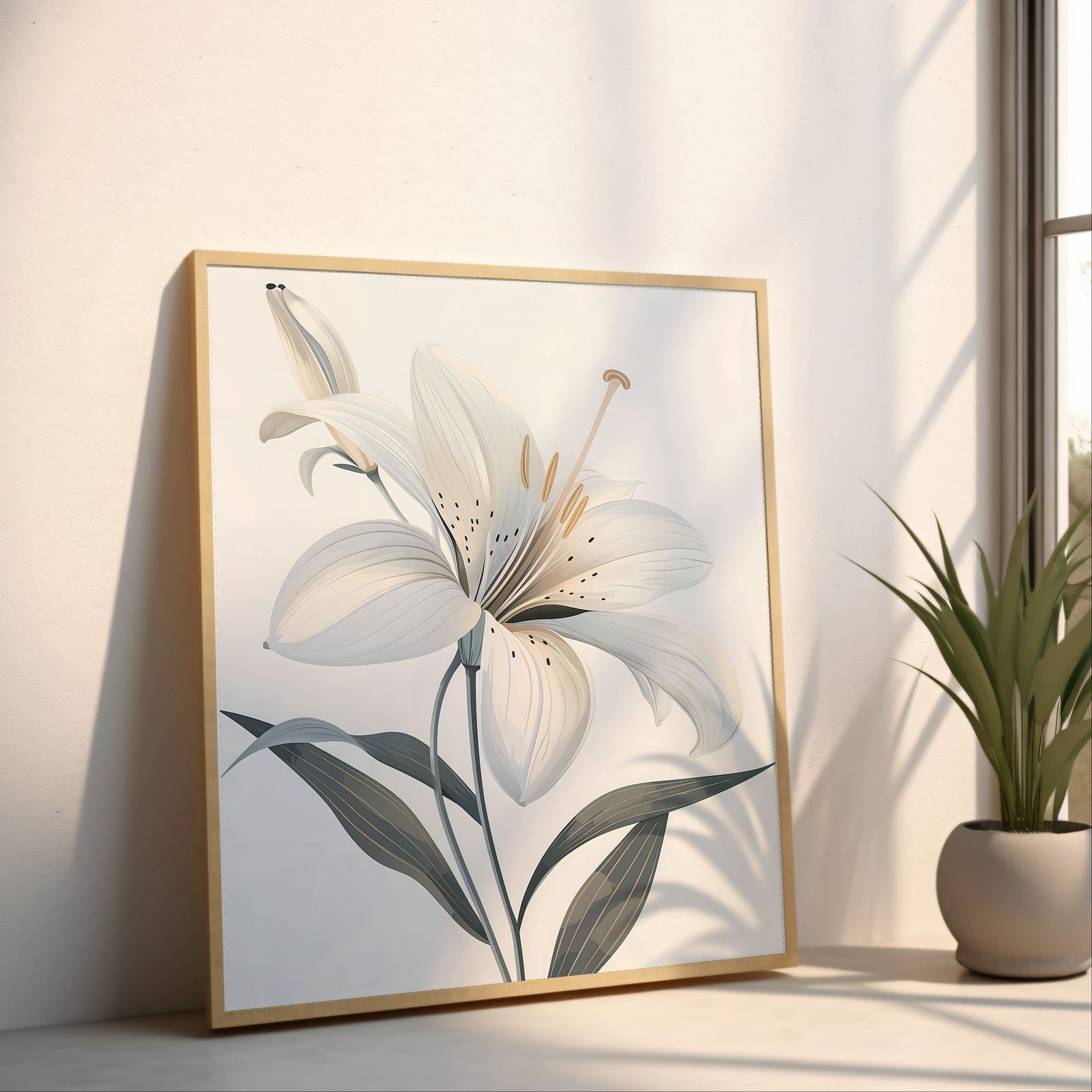 Lily Green shown in a room — angled mockup