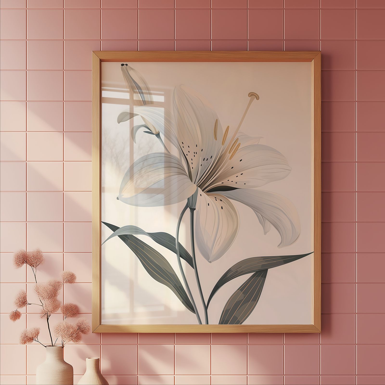 Lily Green shown in a room — tile mockup