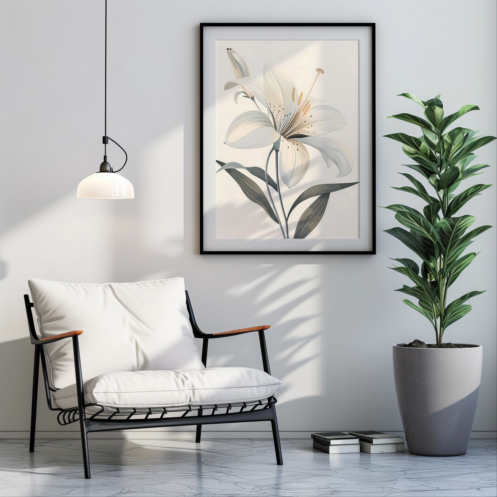 Lily Green shown in a room — room mockup