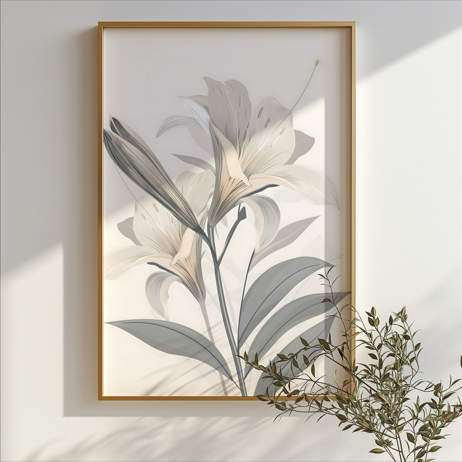 Lily Grey shown in a room — branch mockup