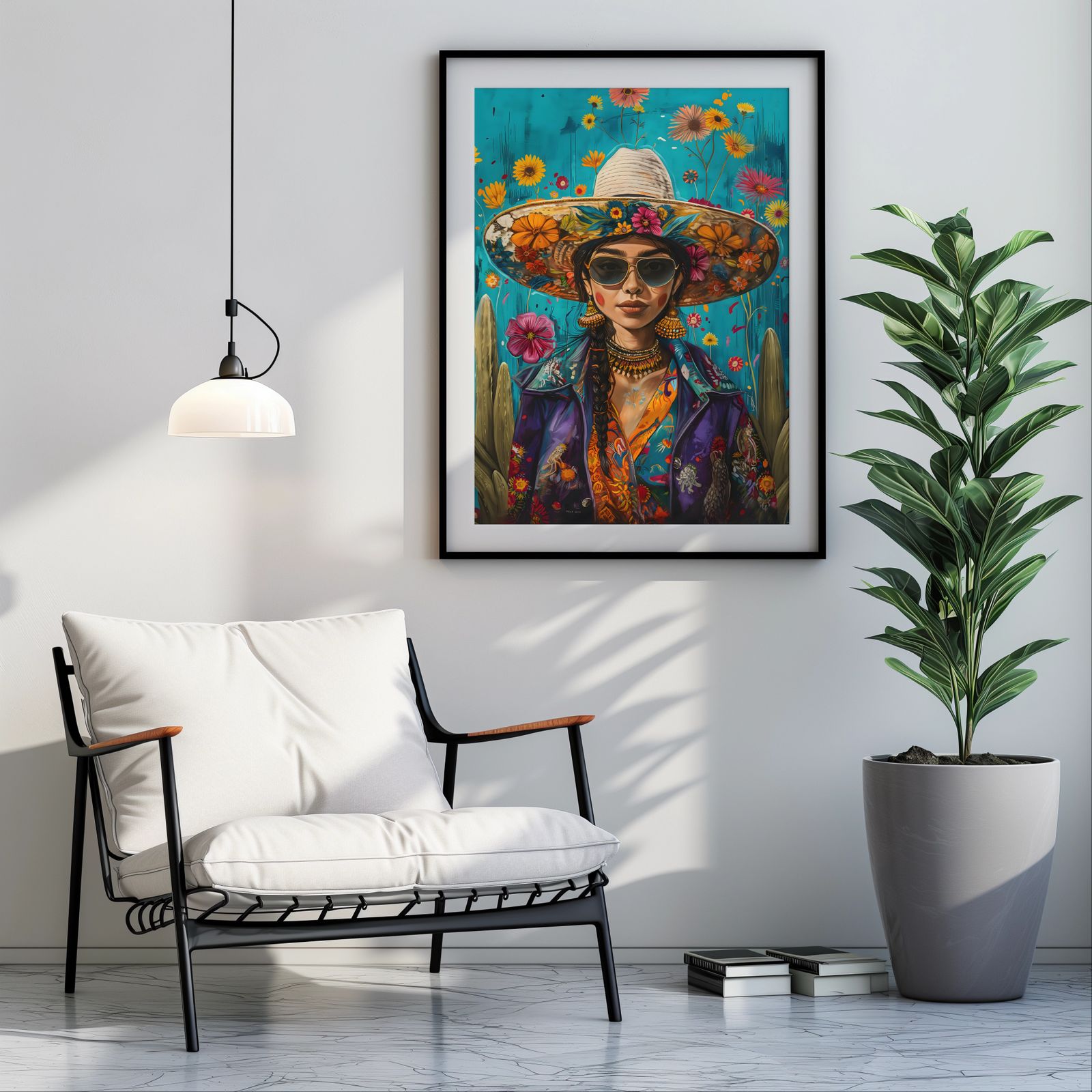 Child of the Desert shown in a room — room mockup