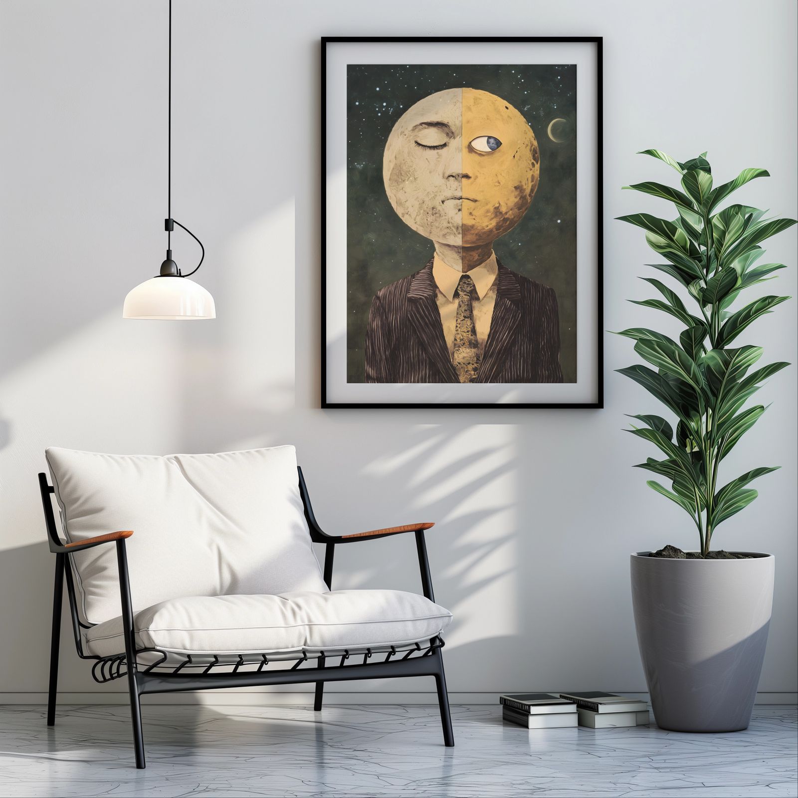 Lunar Mind shown in a room — room mockup
