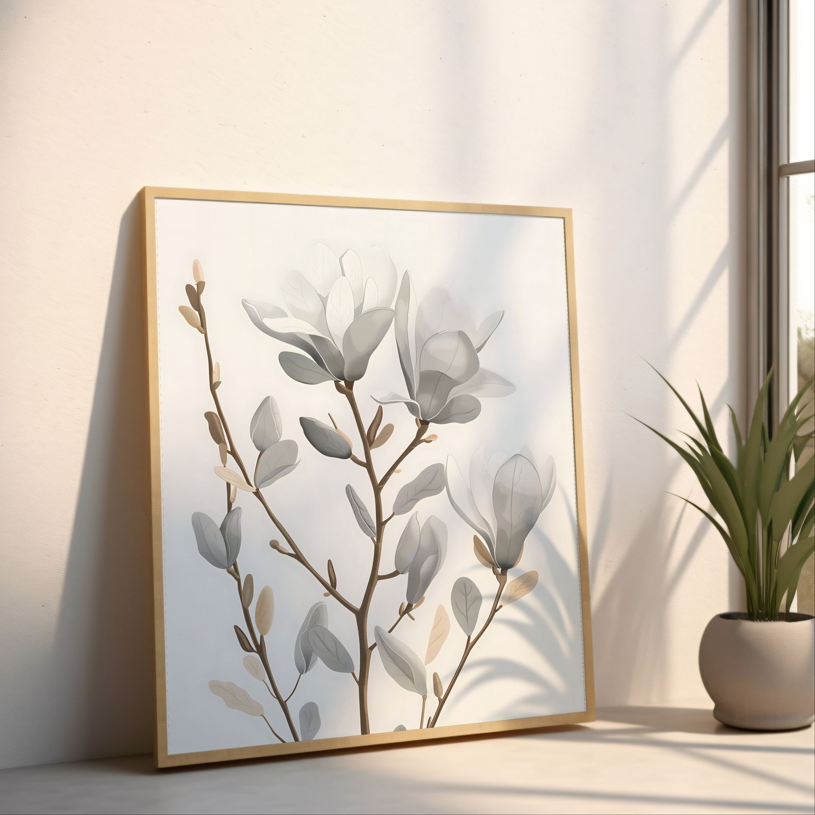 Magnolia Branch shown in a room — angled mockup