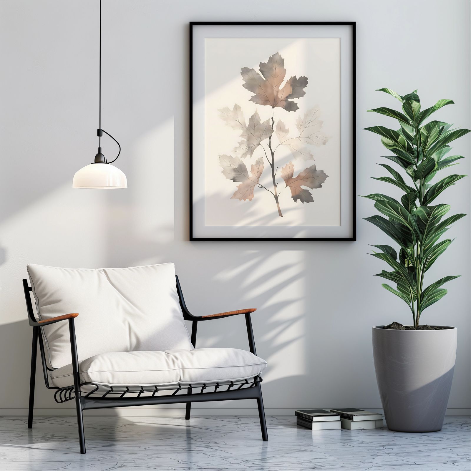 Maple Branch shown in a room — room mockup
