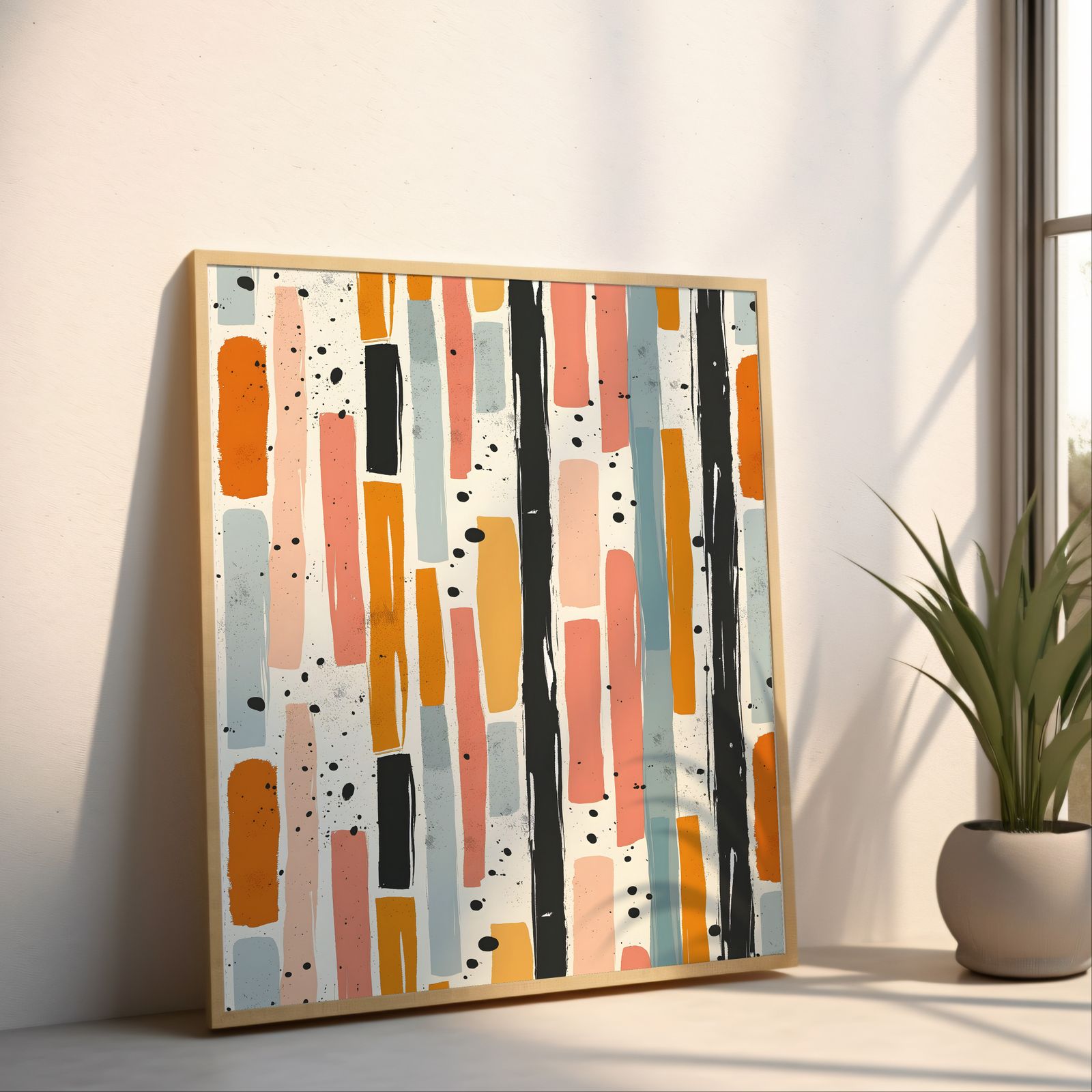 Static shown in a room — angled mockup