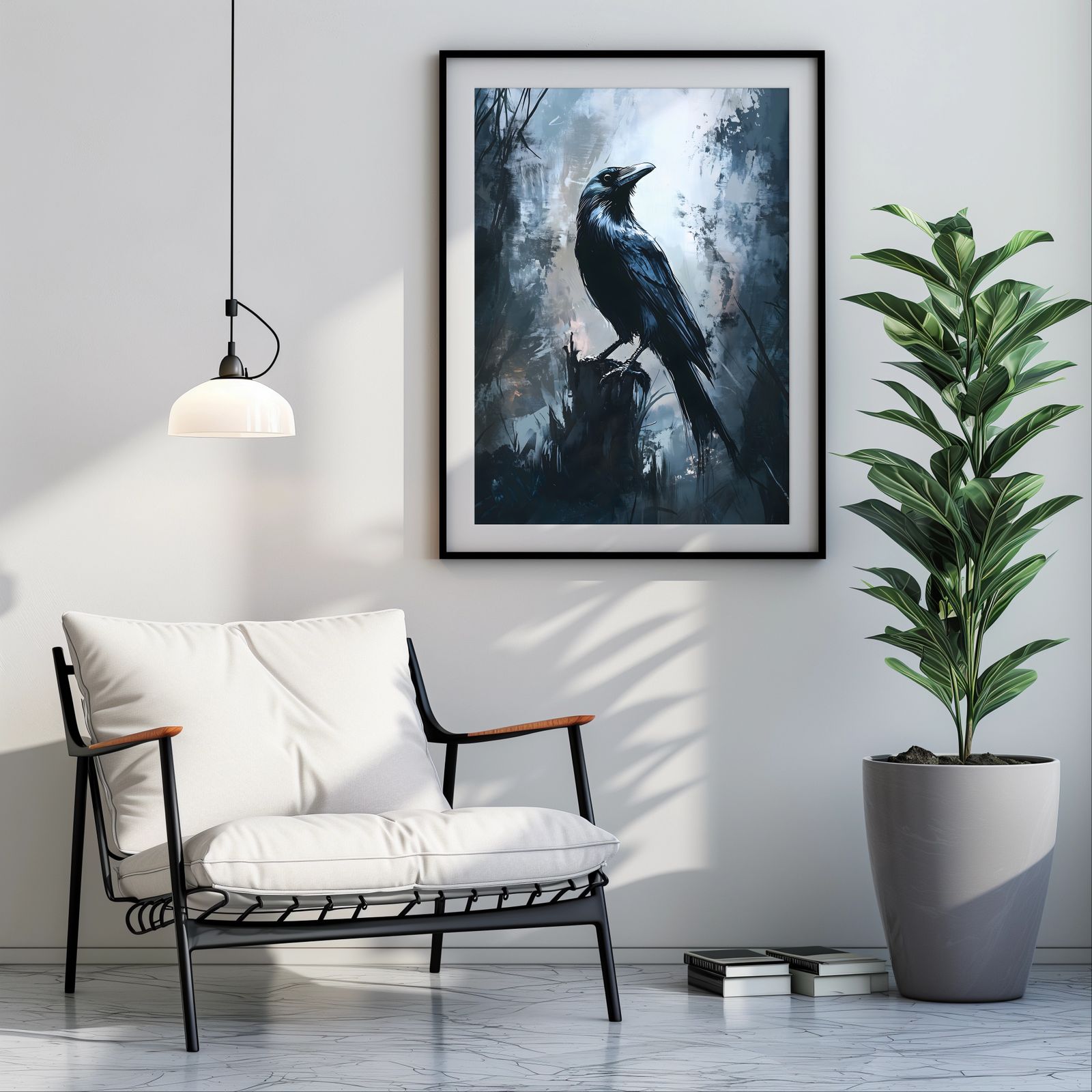 Nevermore shown in a room — room mockup