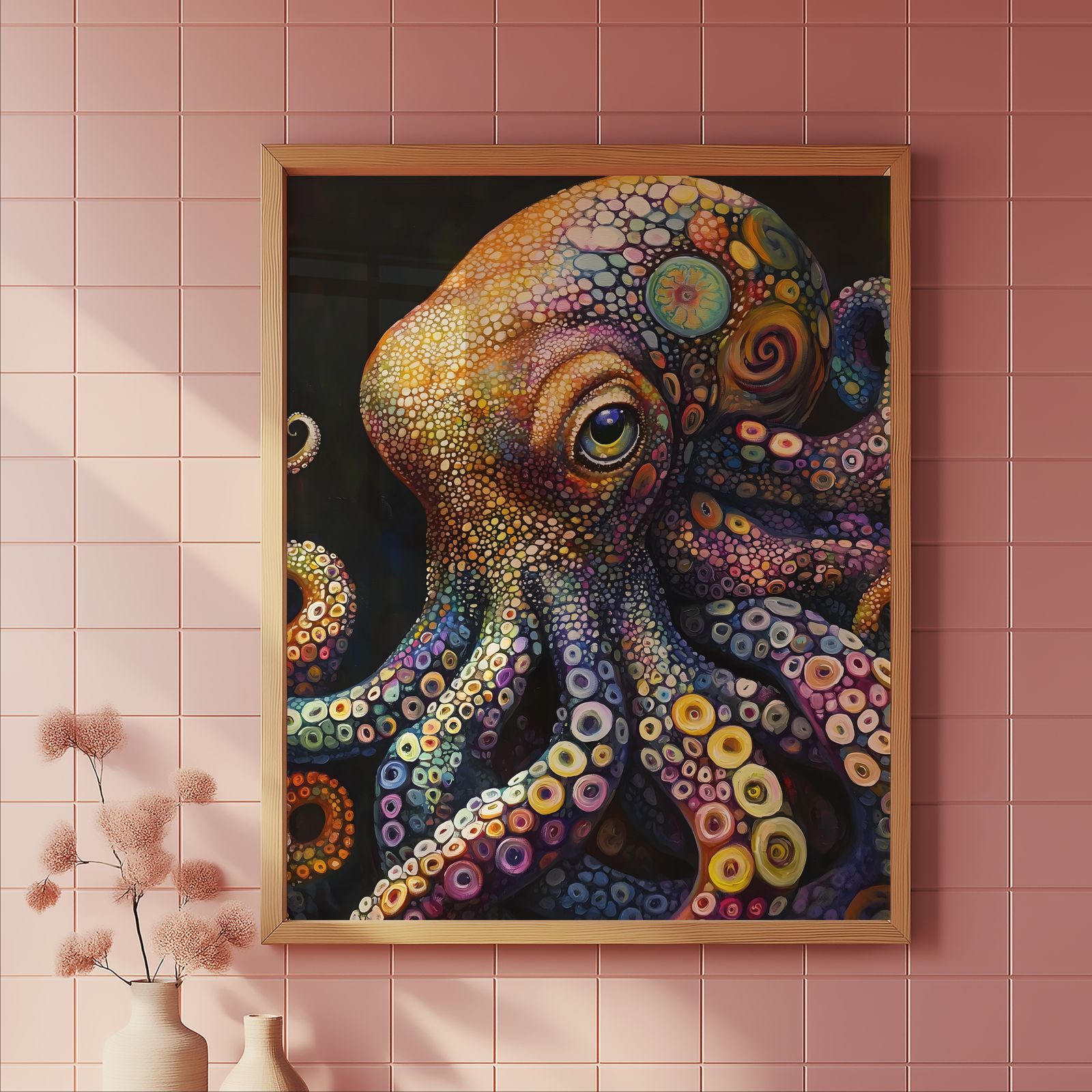 Ocean Elegance shown in a room — tile mockup