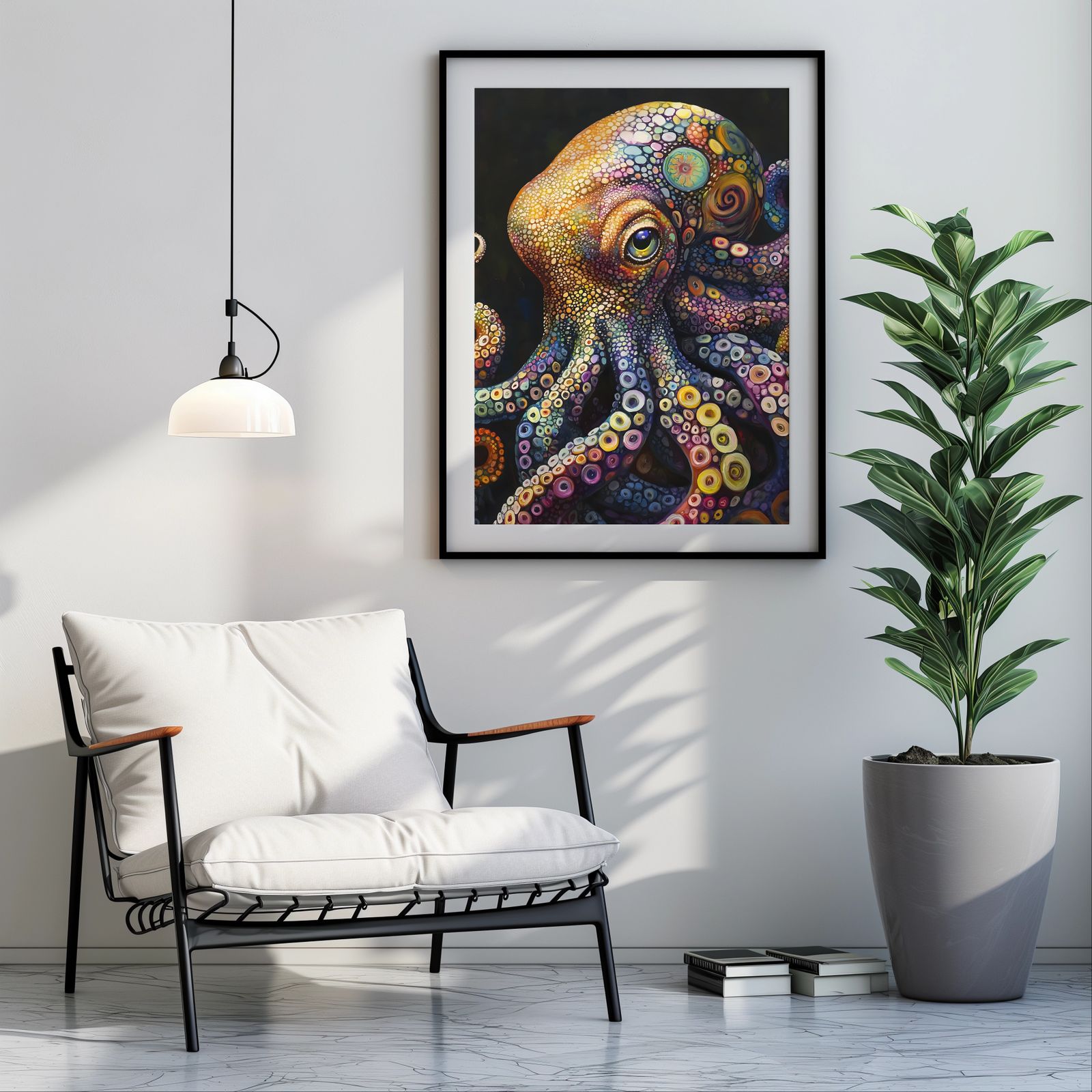 Ocean Elegance shown in a room — room mockup