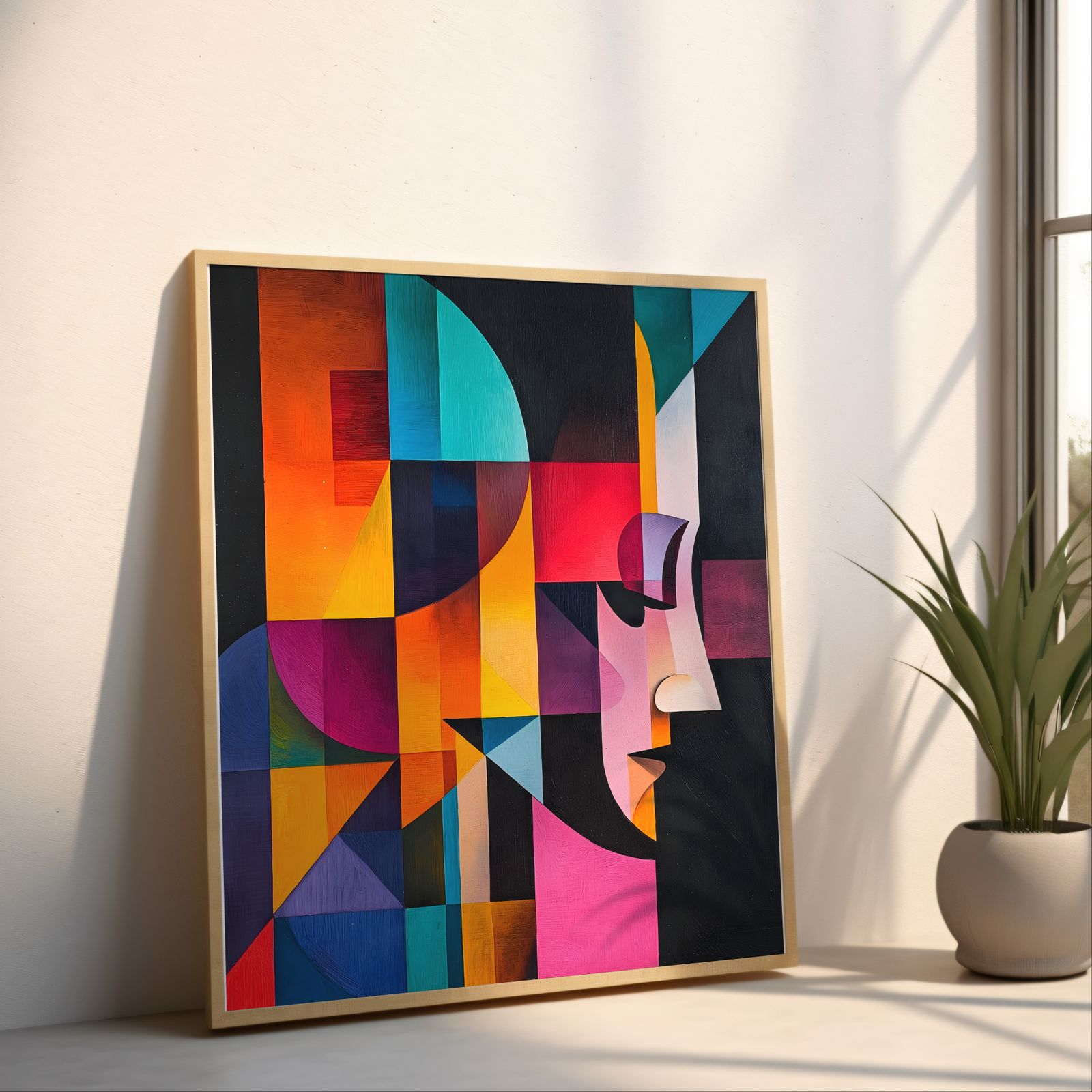 Organized Mind shown in a room — angled mockup