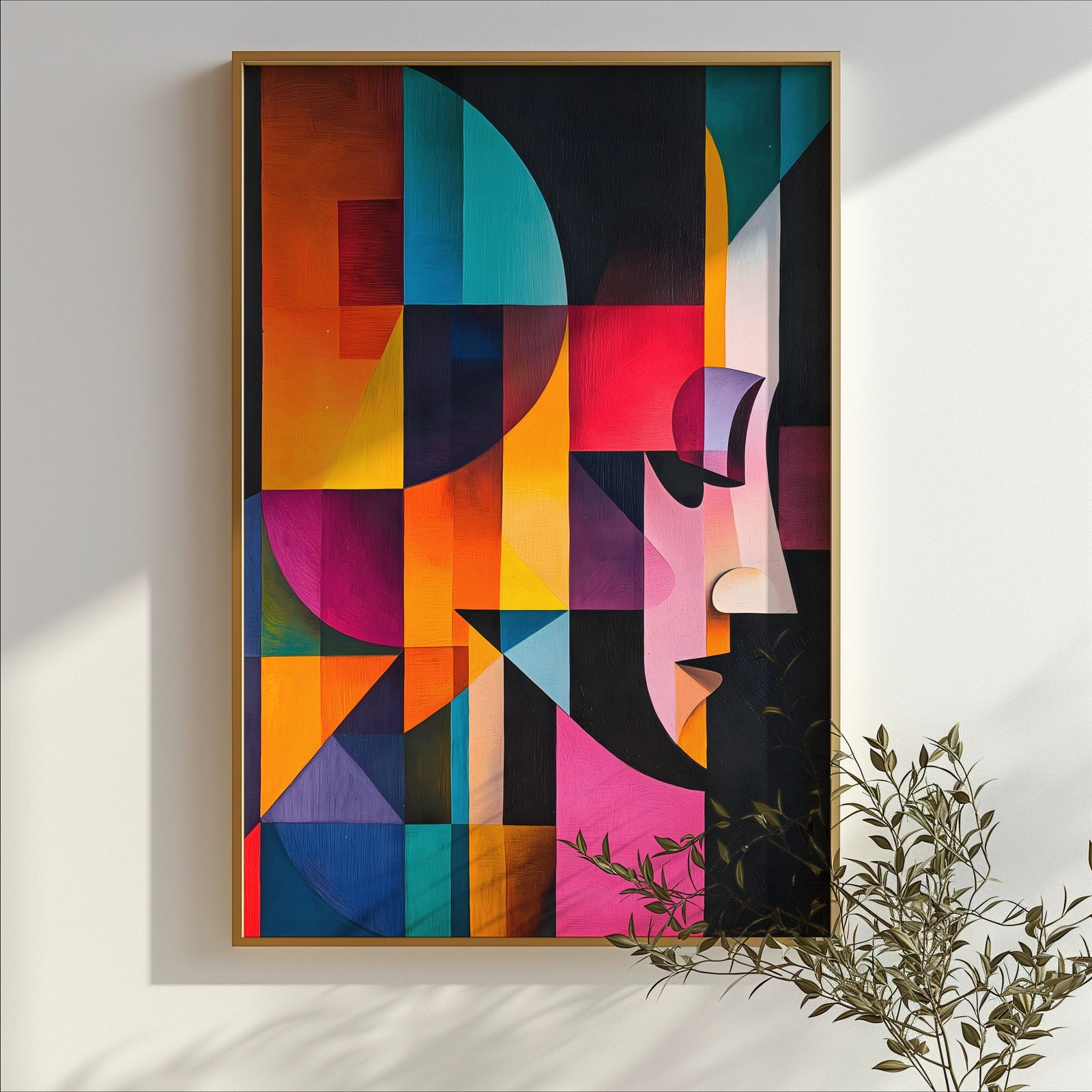 Organized Mind shown in a room — branch mockup
