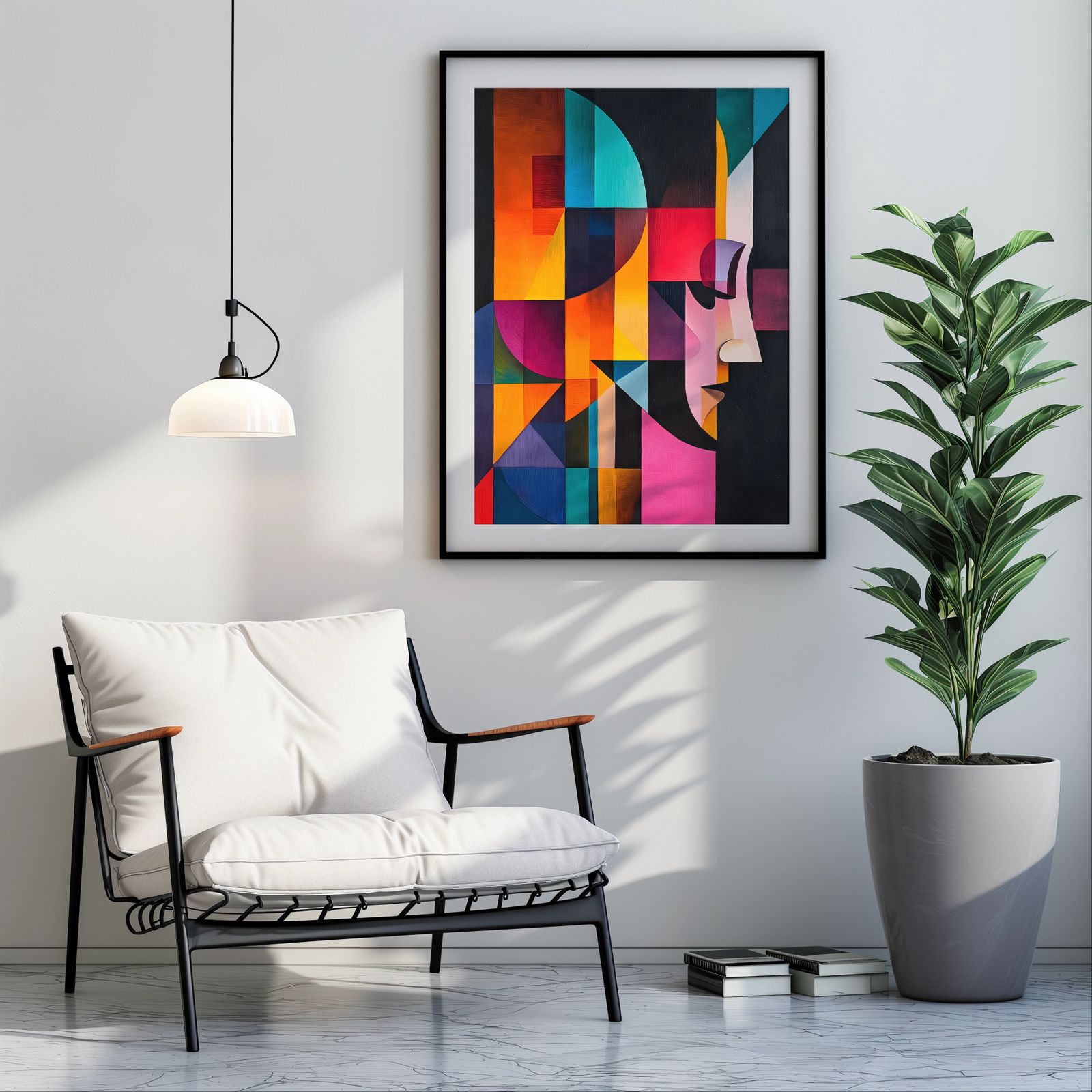Organized Mind shown in a room — room mockup