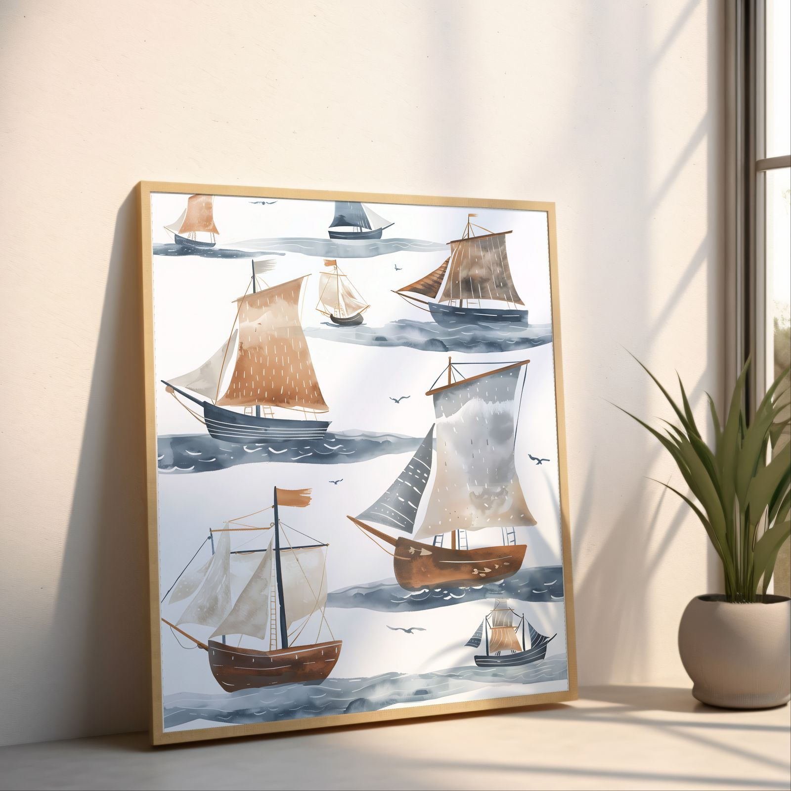 Little Fleet shown in a room — angled mockup