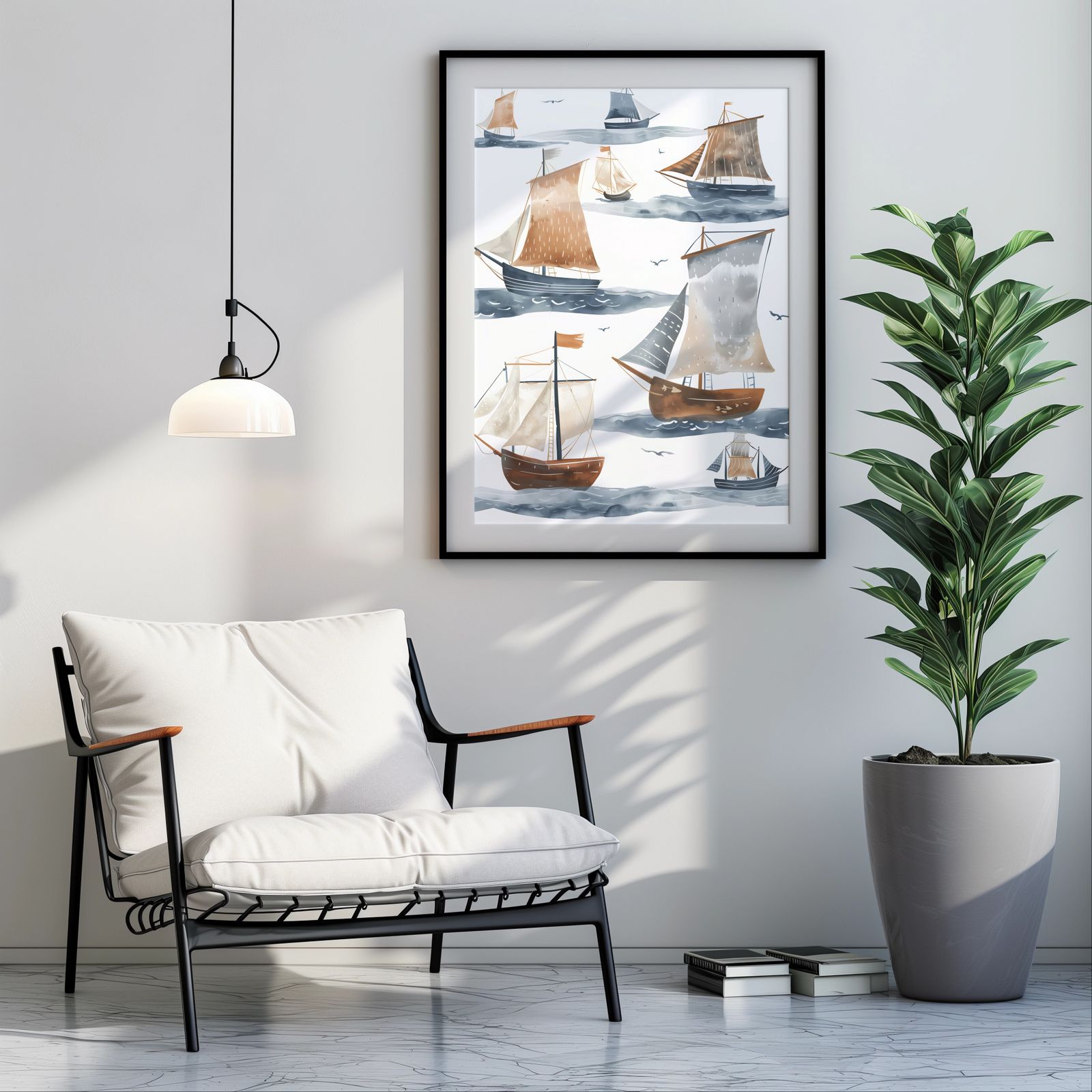 Little Fleet shown in a room — room mockup